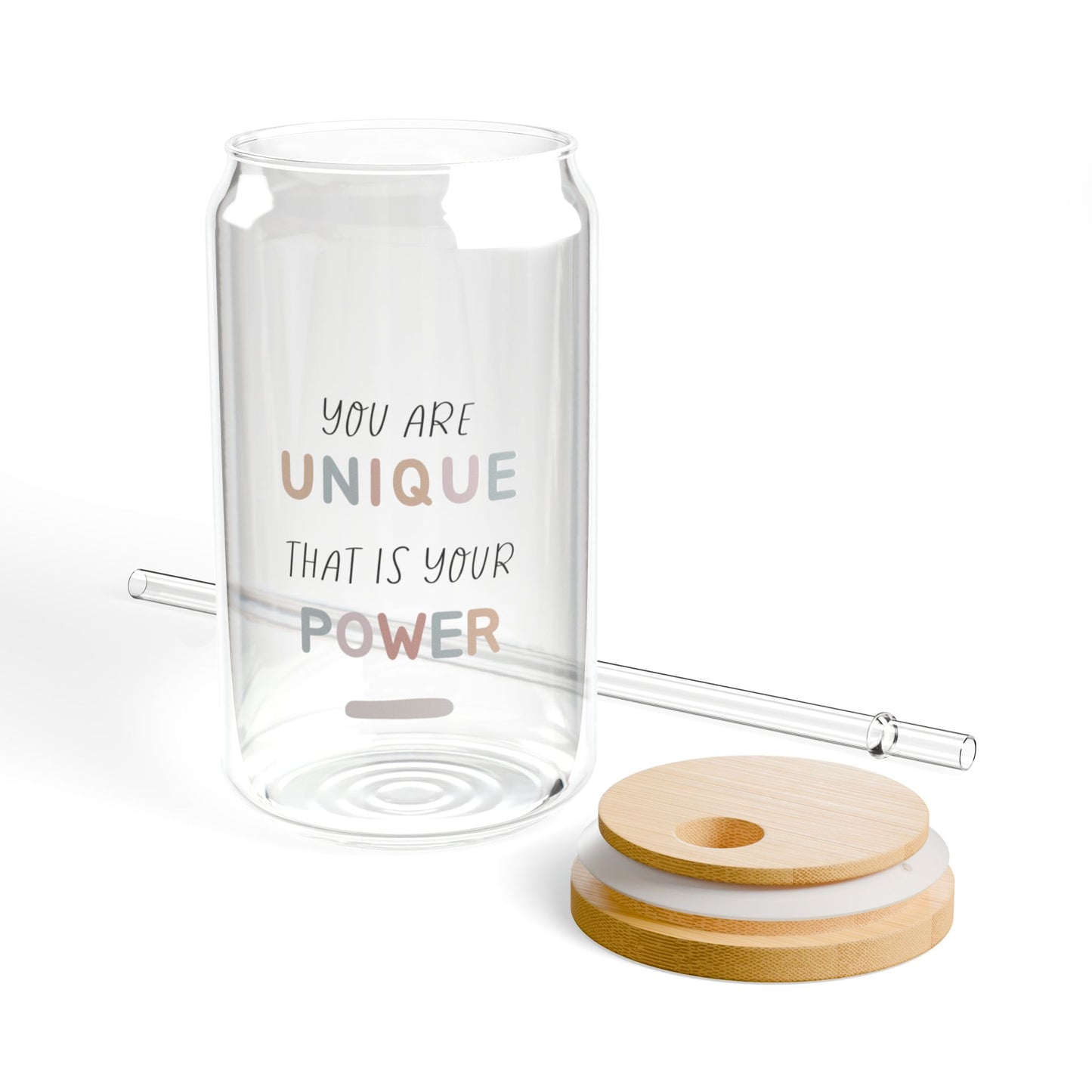 You Are Unique Sipper Glass, 16oz