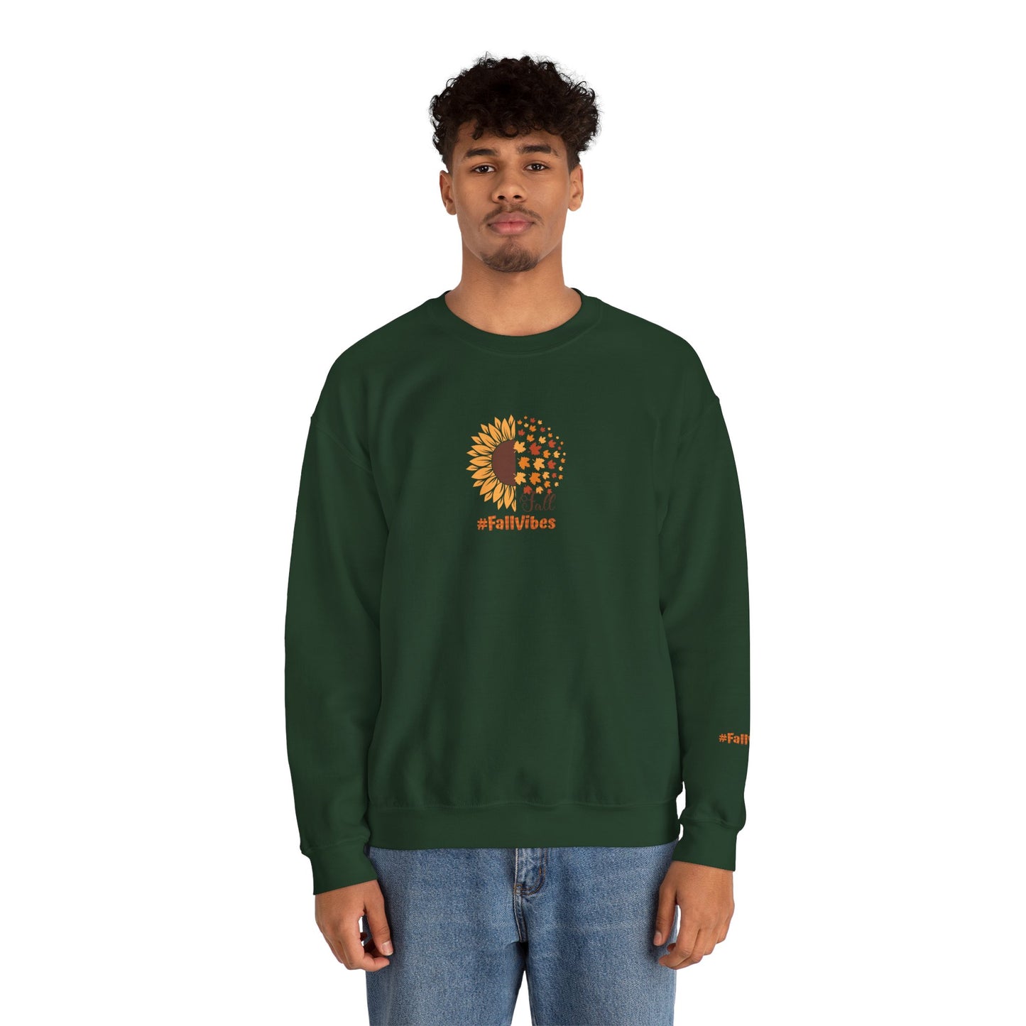 Fall Vibes Unisex Heavy Blend™ Crewneck Sweatshirt