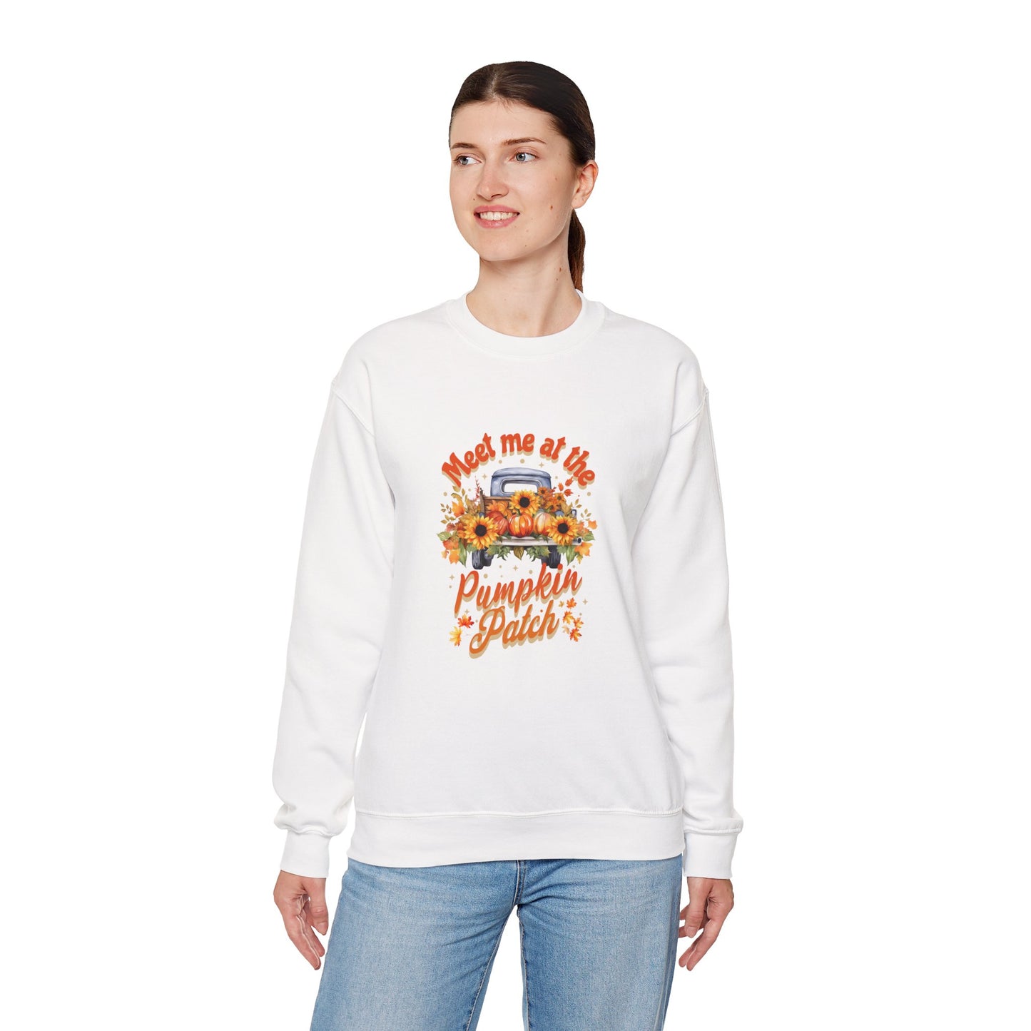 Meet Me At The Pumpkin Patch Unisex Heavy Blend™ Crewneck Sweatshirt