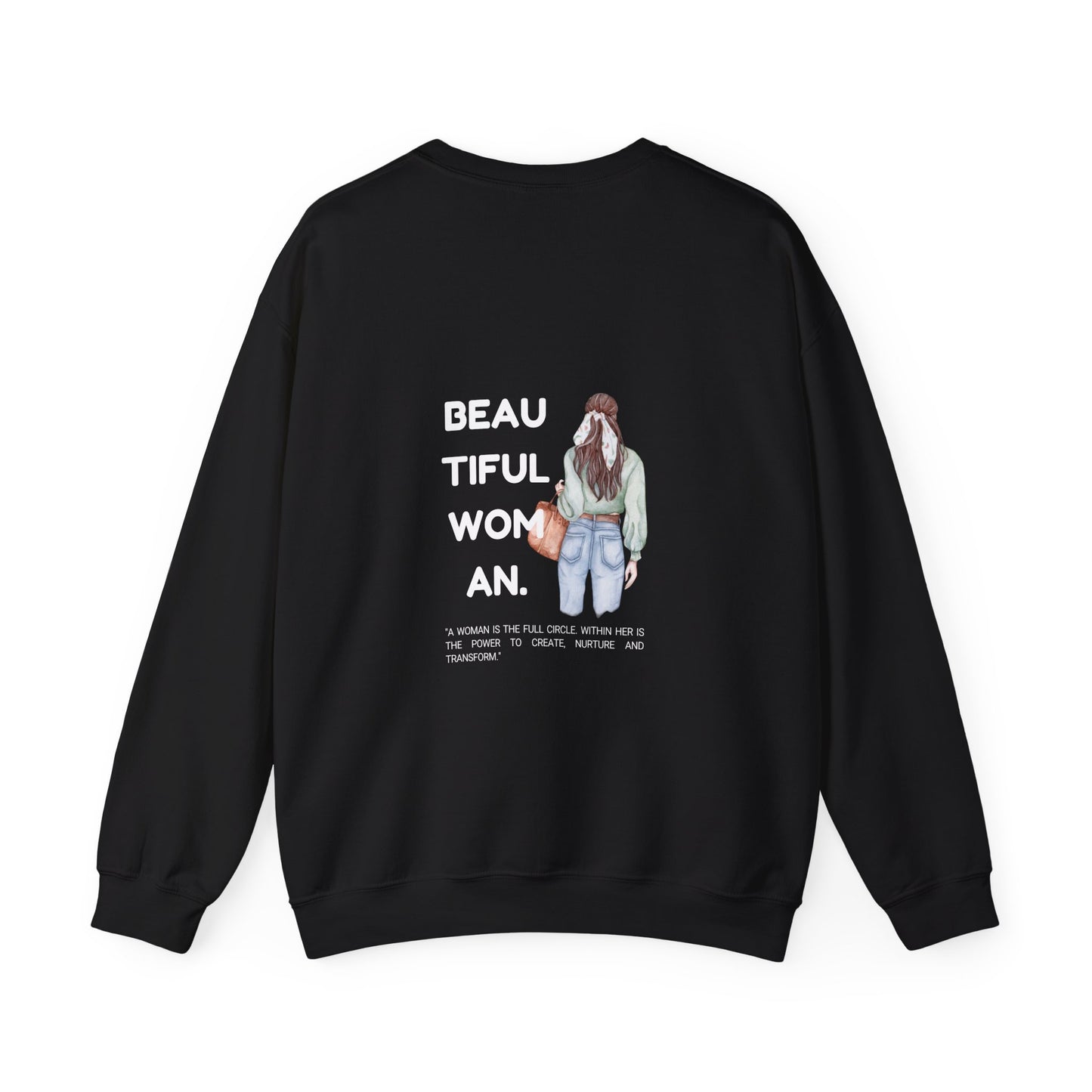 Beautiful Woman Women's Heavy Blend™ Crewneck Sweatshirt