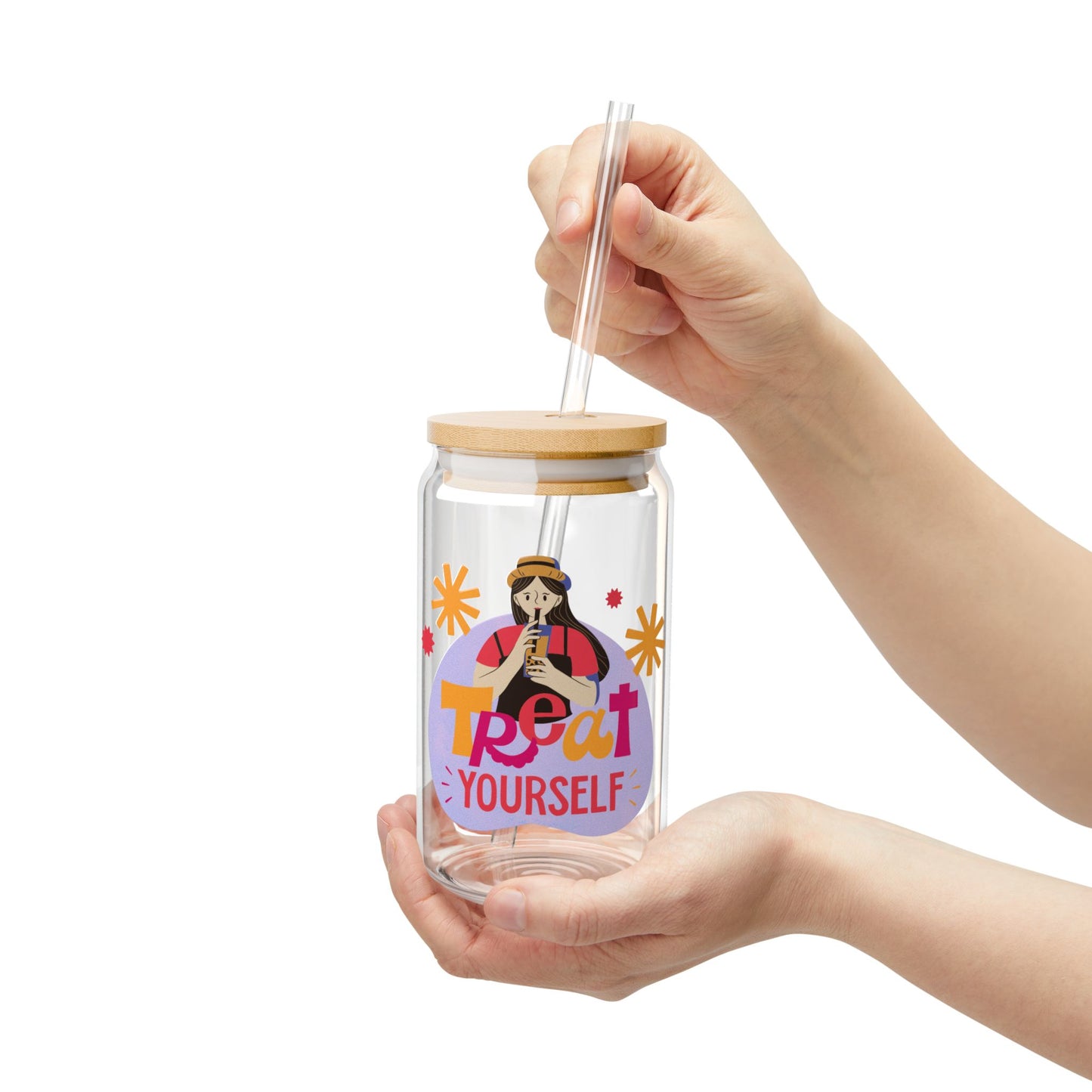 Treat Yourself Sipper Glass, 16oz