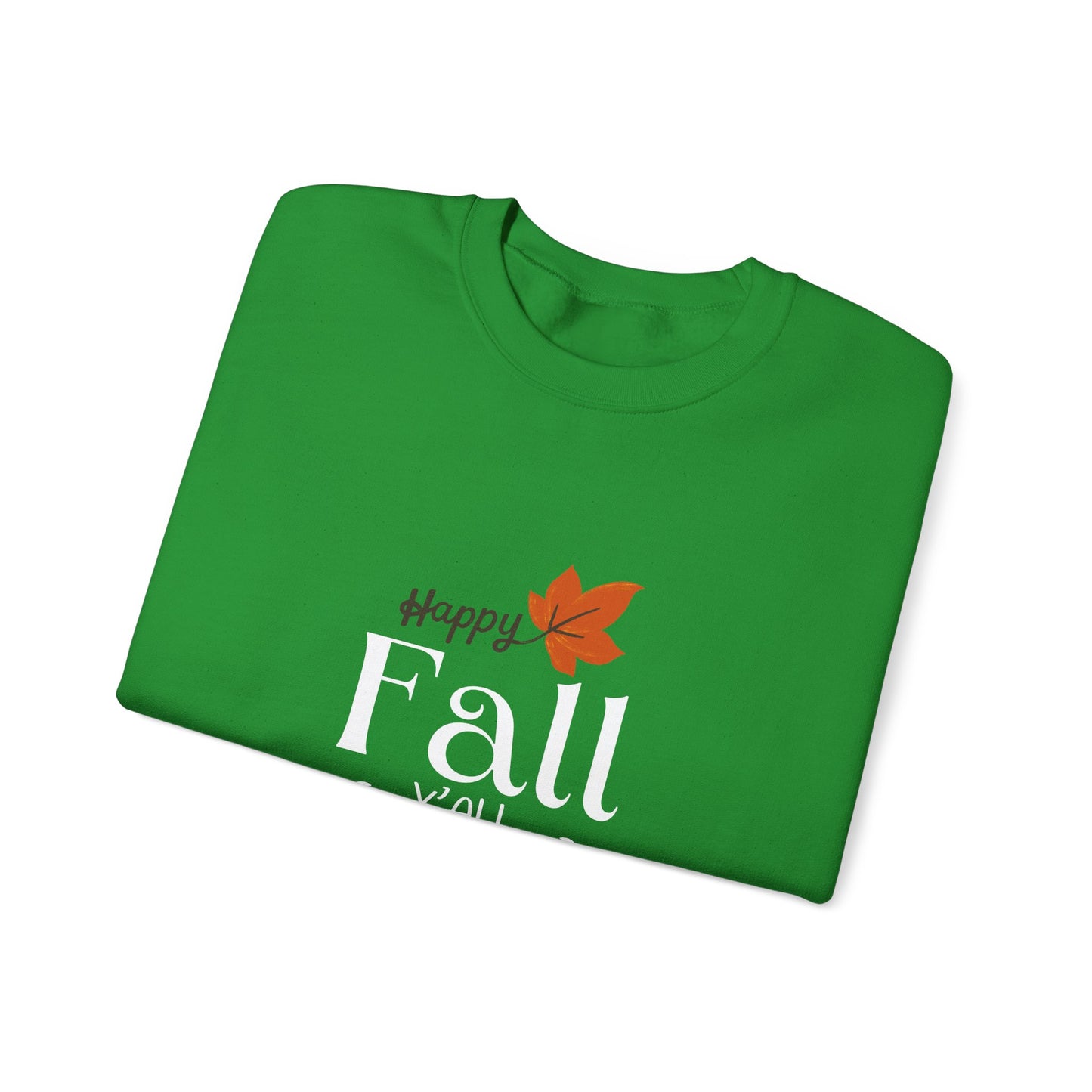 Happy Fall Y'all Unisex Heavy Blend™ Crewneck Sweatshirt