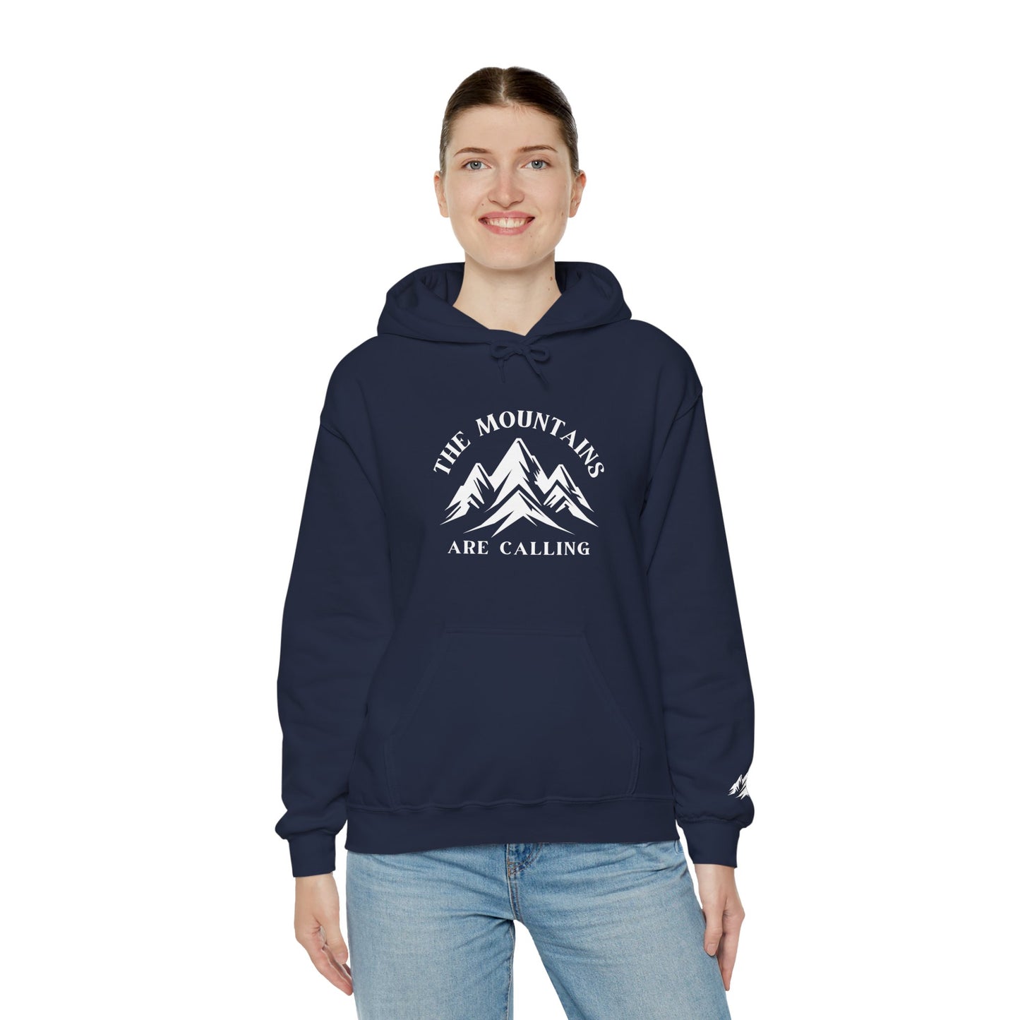 The Mountains Are Calling Unisex Heavy Blend™ Hooded Sweatshirt