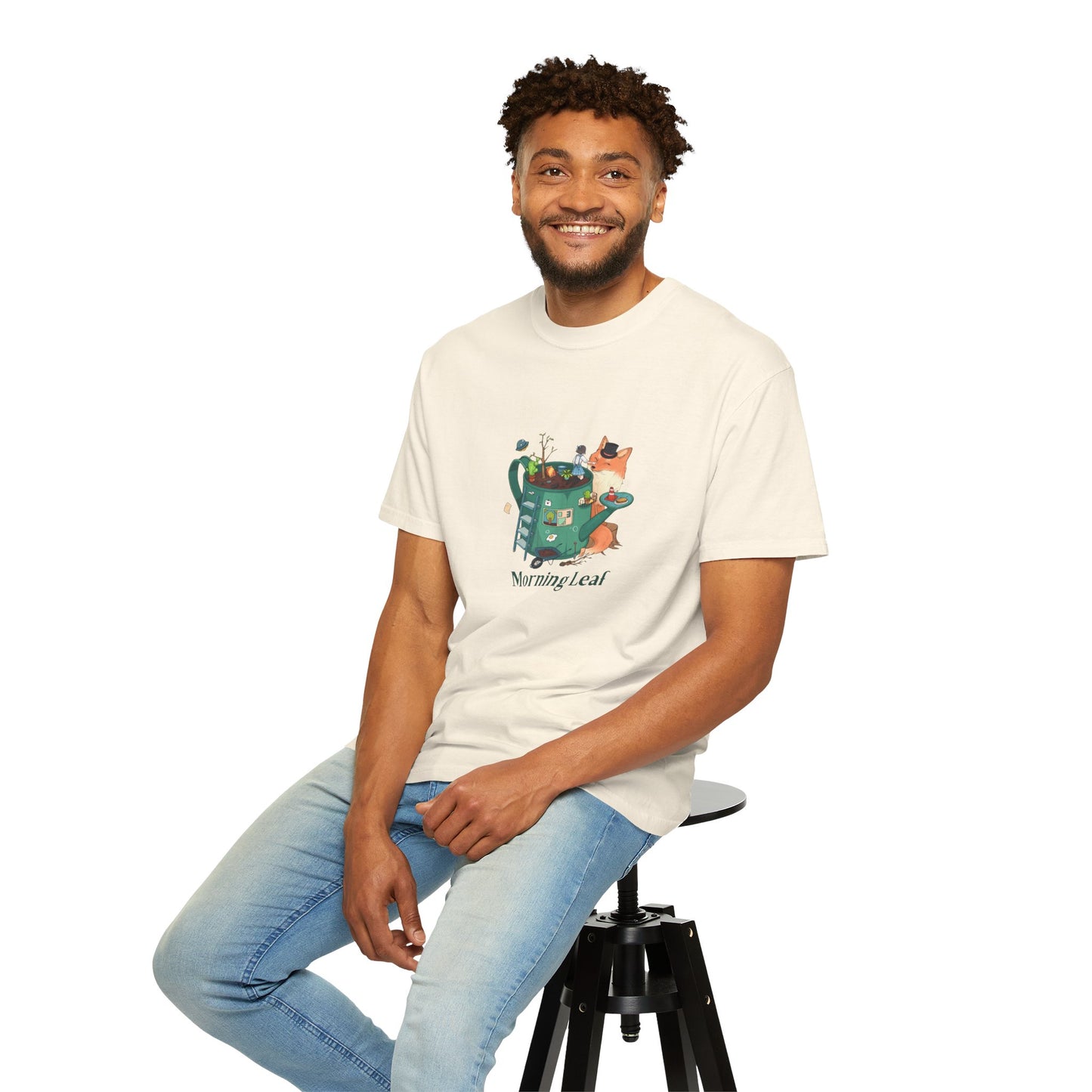 Morning Leaf Unisex Garment-Dyed T-shirt