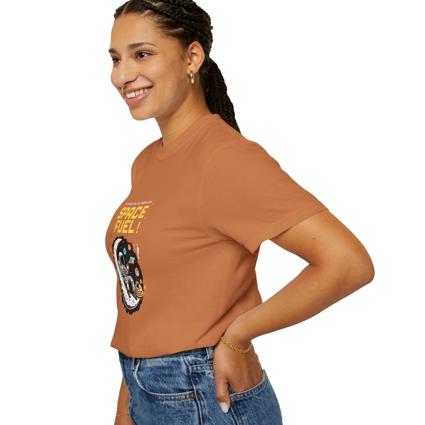 Space Fuel Unisex Garment-Dyed T-shirt