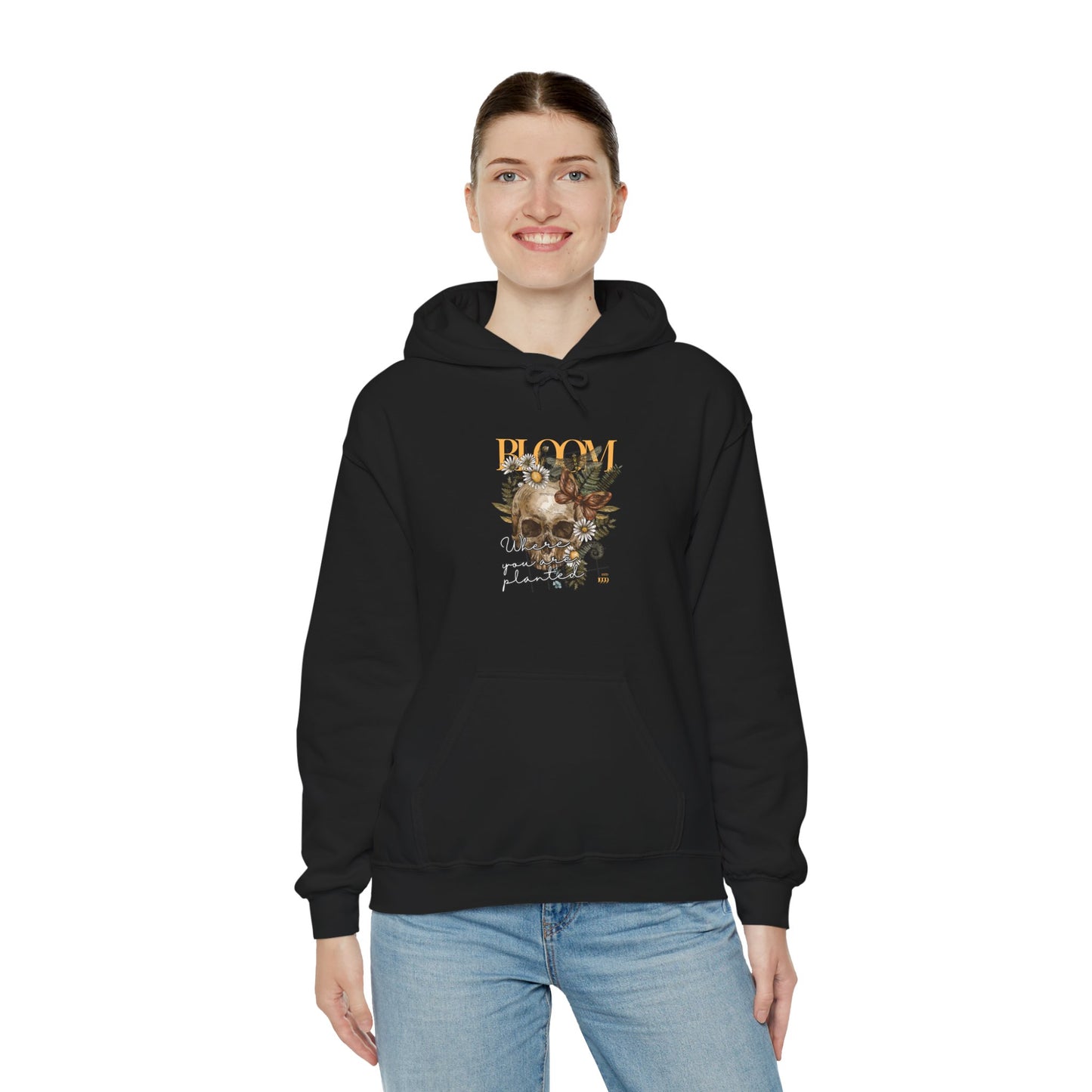 Bloom Where You Are Planted Unisex Heavy Blend™ Hooded Sweatshirt