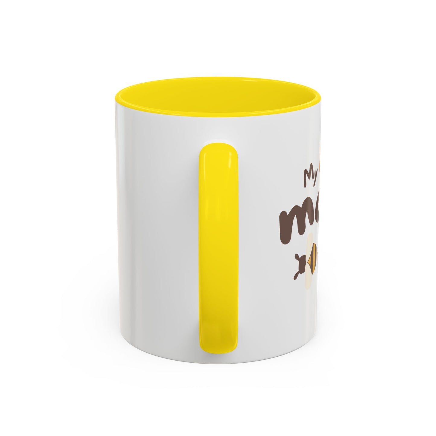 My Mom Is Bee - autiful Accent Coffee Mug (11, 15oz)