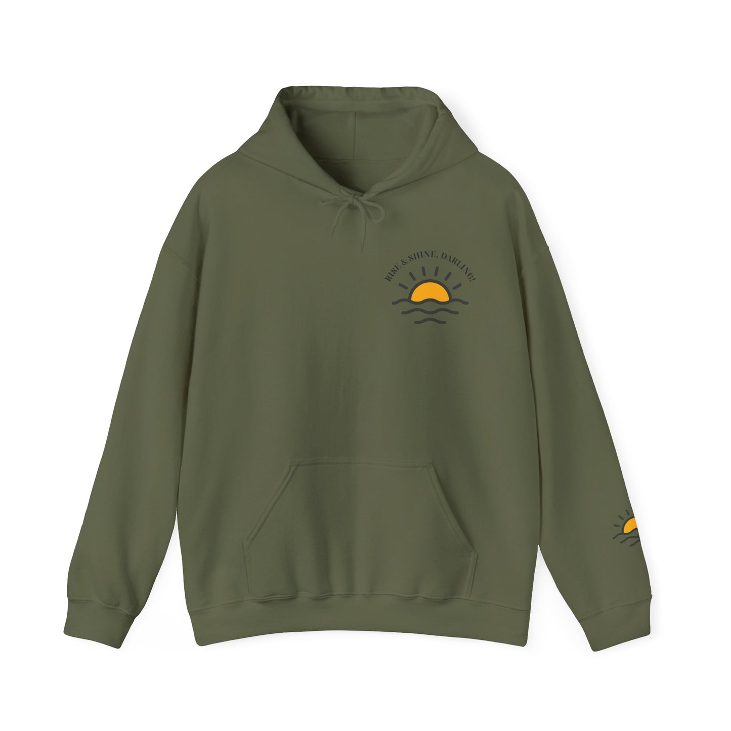 Rise And Shine, Darling! Unisex Heavy Blend™ Hooded Sweatshirt