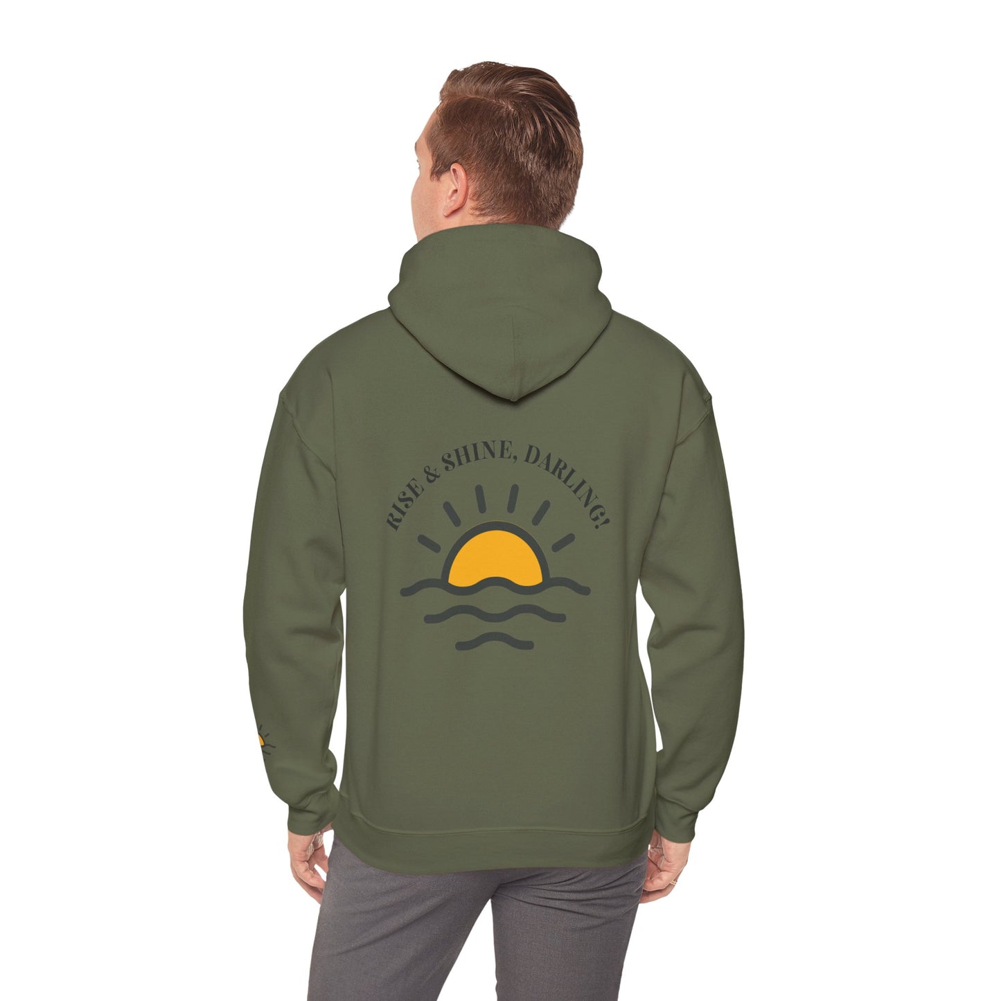 Rise And Shine, Darling! Unisex Heavy Blend™ Hooded Sweatshirt