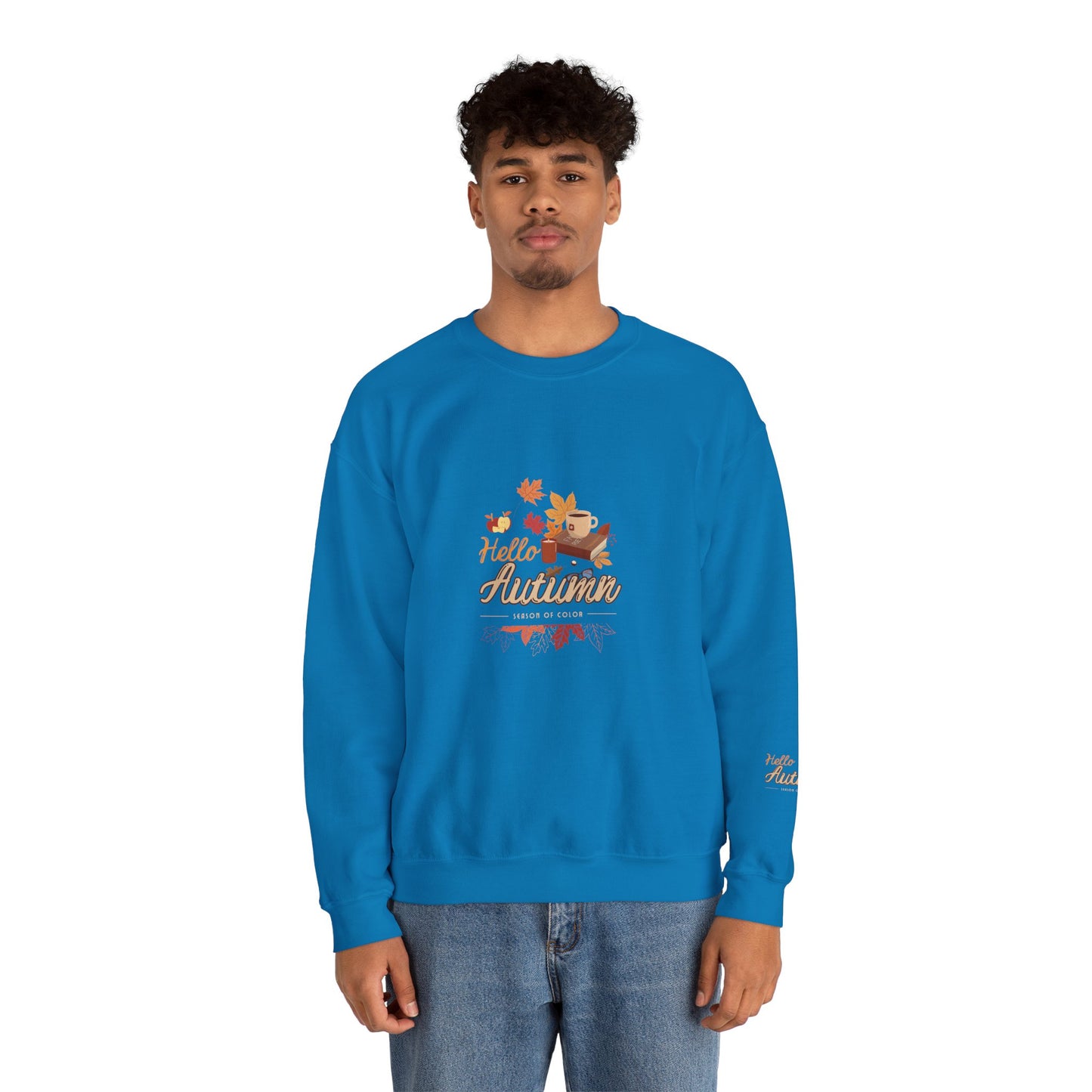 Hello Autumn Season Of Colour Unisex Heavy Blend™ Crewneck Sweatshirt
