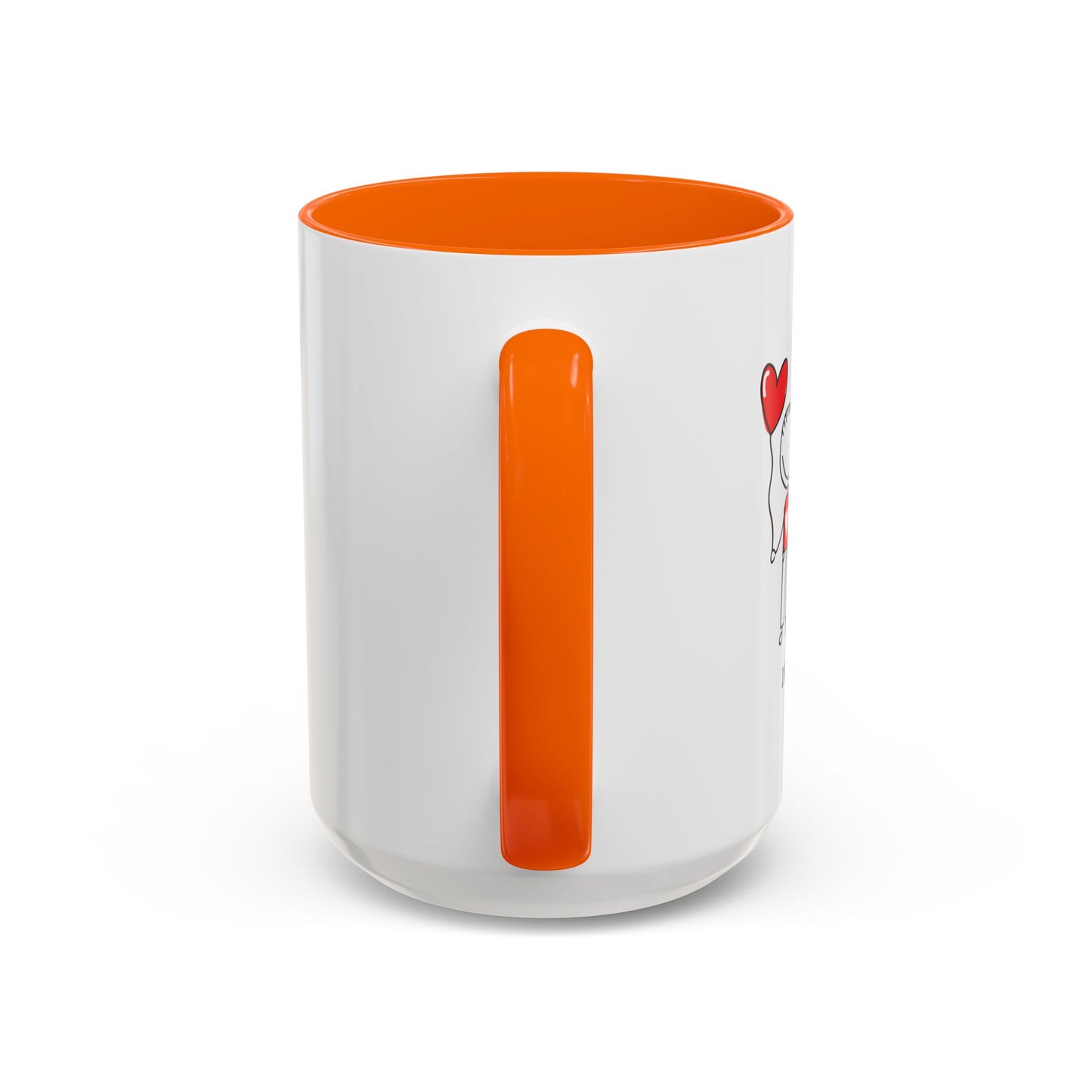 I Love You Mom Accent Coffee Mug (11, 15oz)