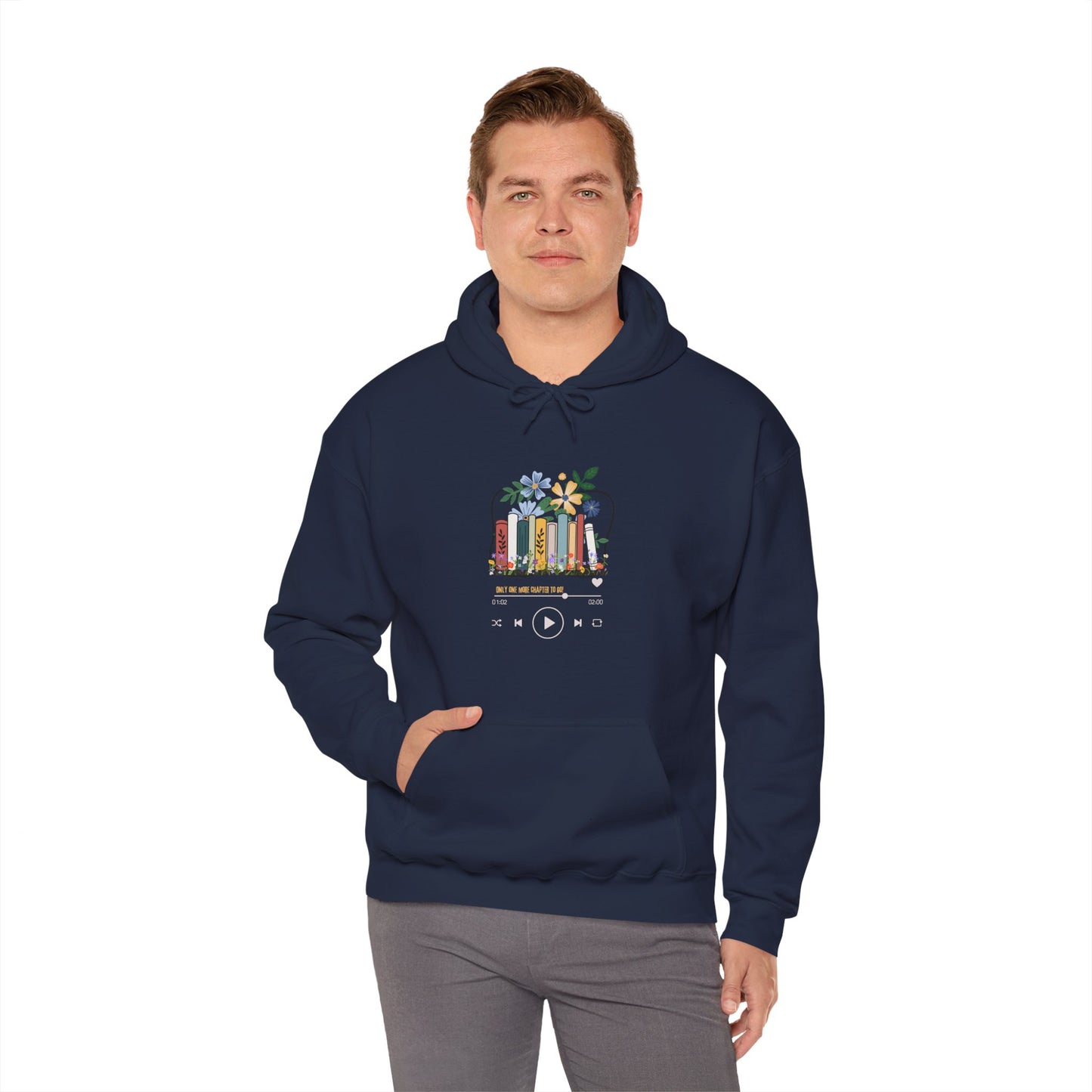 Only One More Chapter To Go Unisex Heavy Blend™ Hooded Sweatshirt