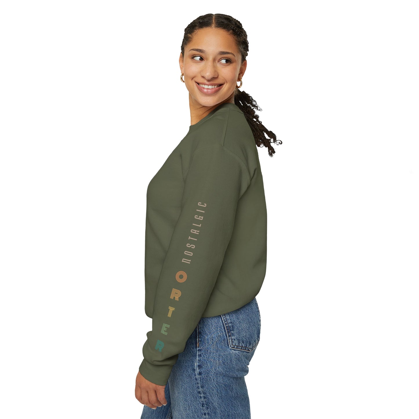 Retro Nostalgic Unisex Heavy Blend™ Crewneck Sweatshirt