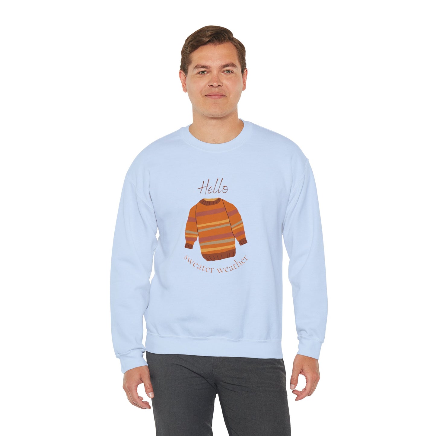 Hello Sweater Weather Unisex Heavy Blend™ Crewneck Sweatshirt