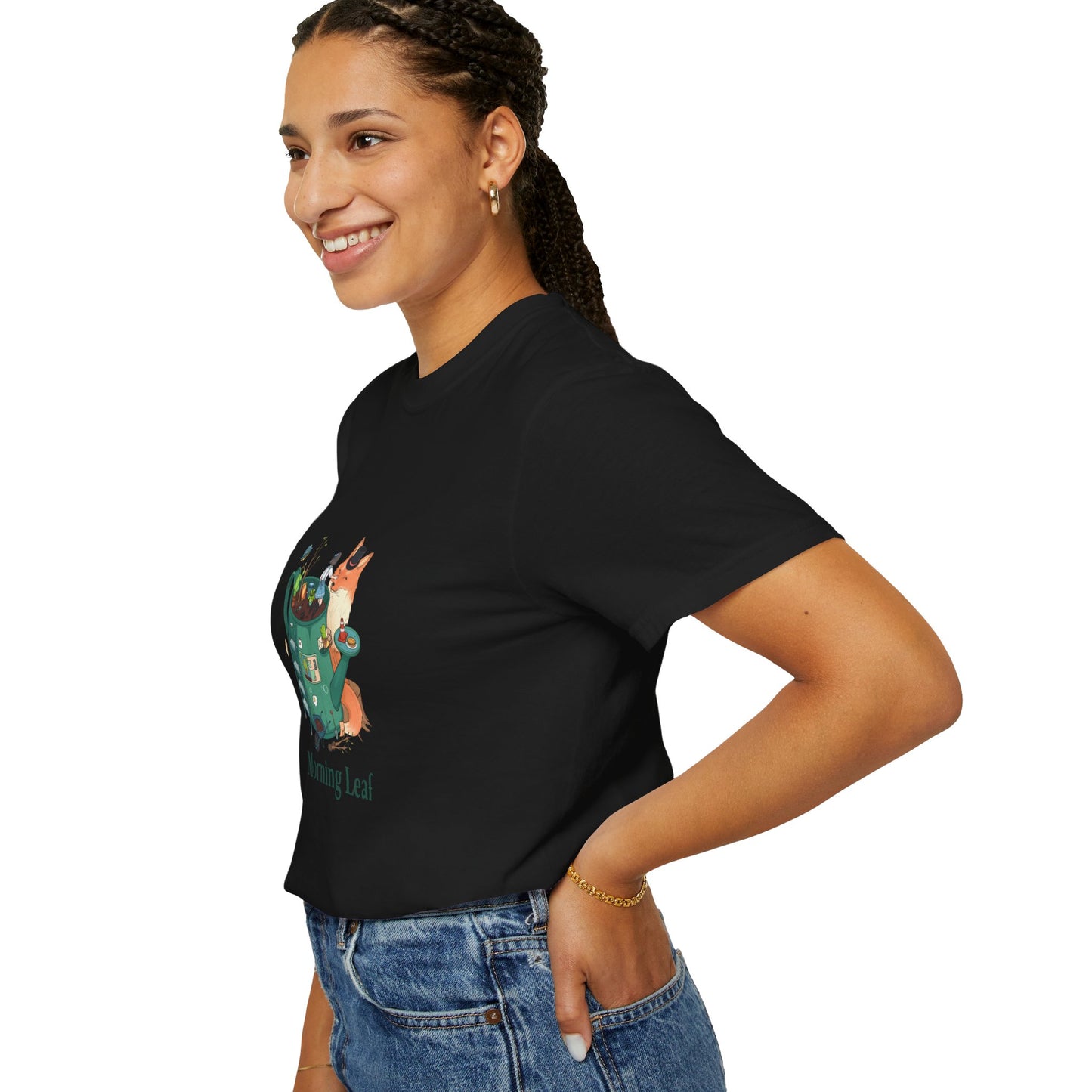 Morning Leaf Unisex Garment-Dyed T-shirt