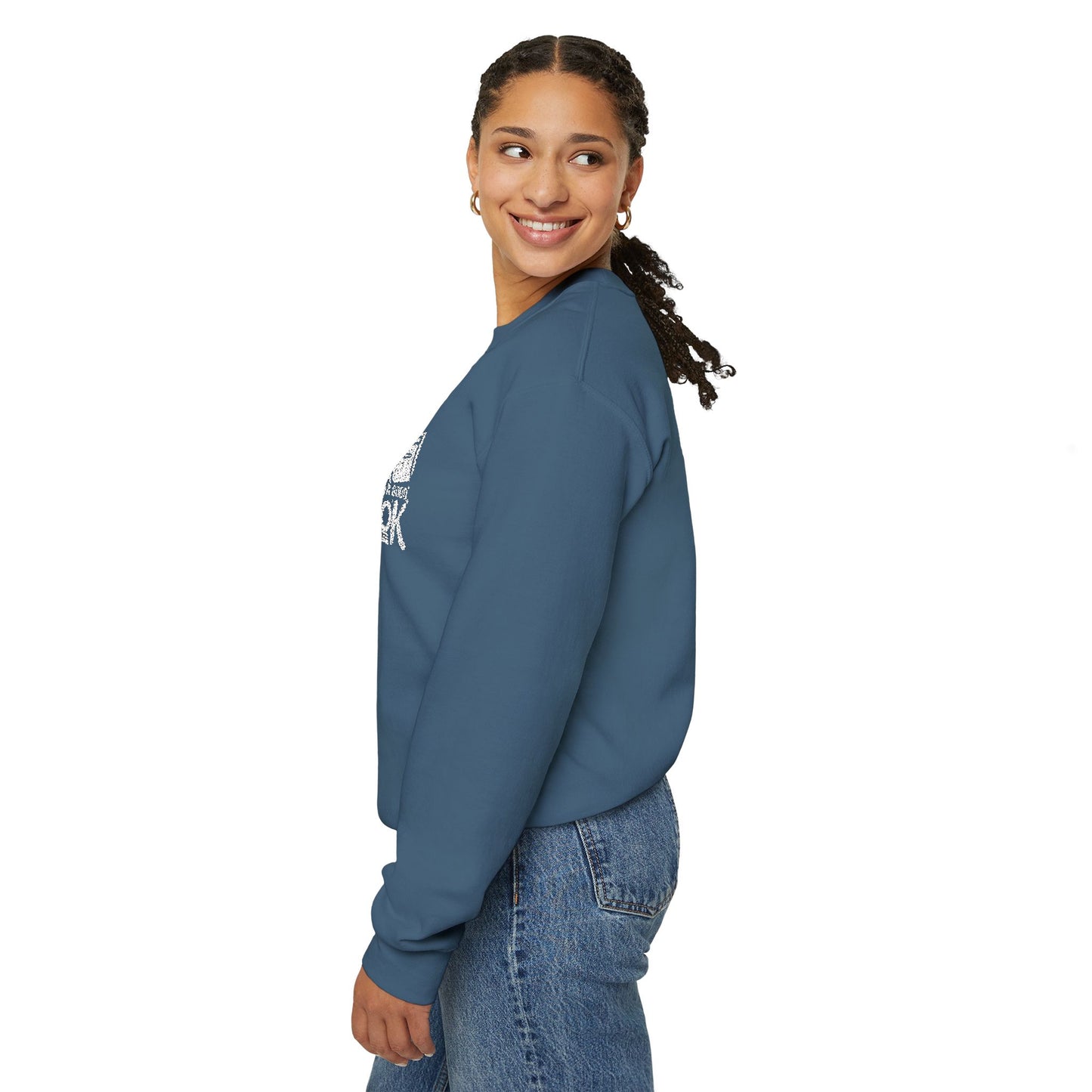Get Lost In A Book Unisex Heavy Blend™ Crewneck Sweatshirt (Embroidery Decoration)