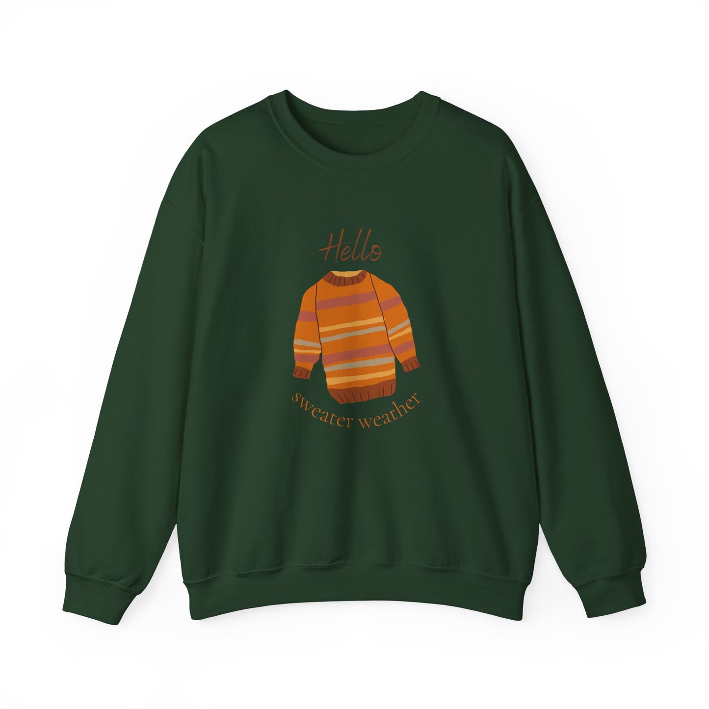 Hello Sweater Weather Unisex Heavy Blend™ Crewneck Sweatshirt