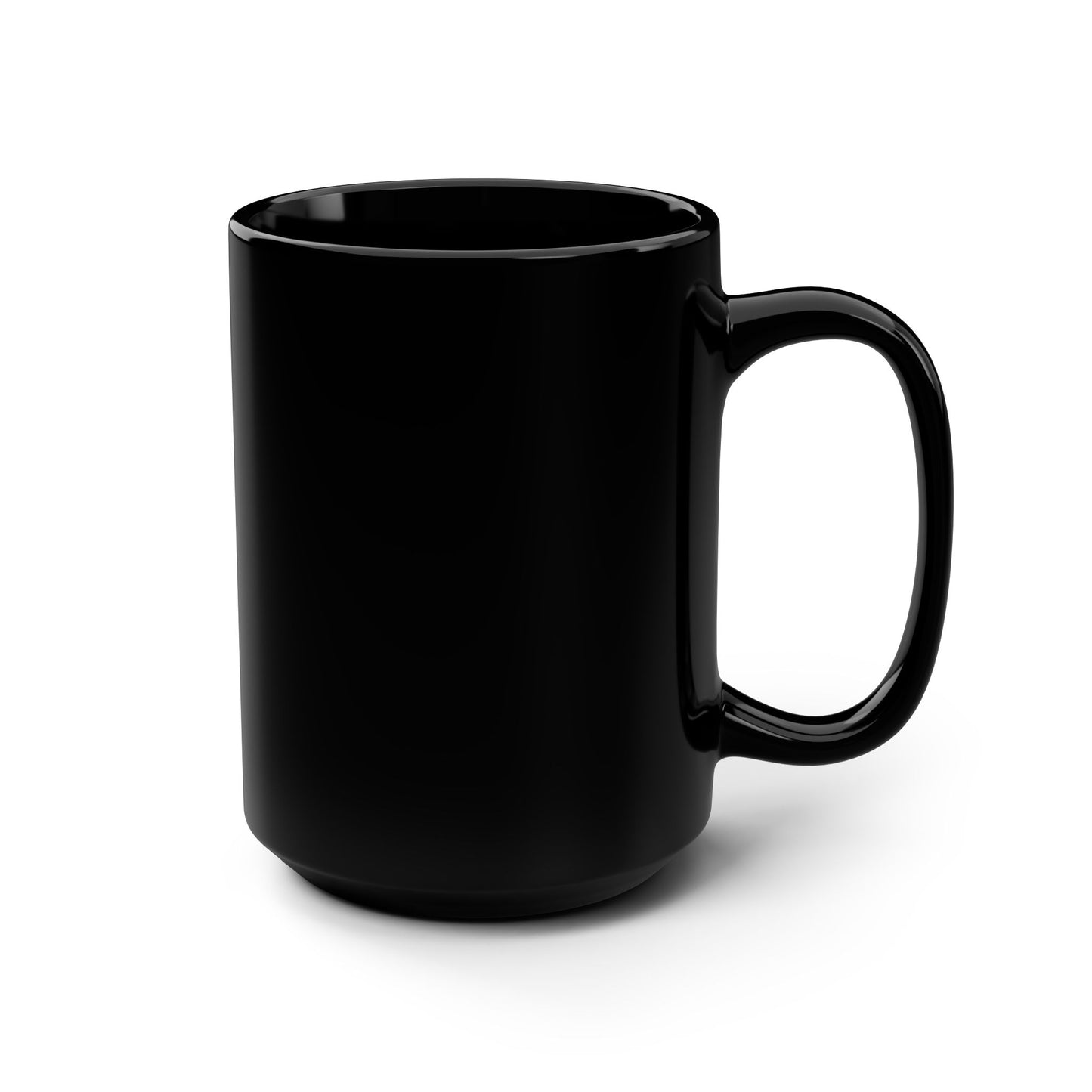 Fancy Old Radio Black Mug, 15oz