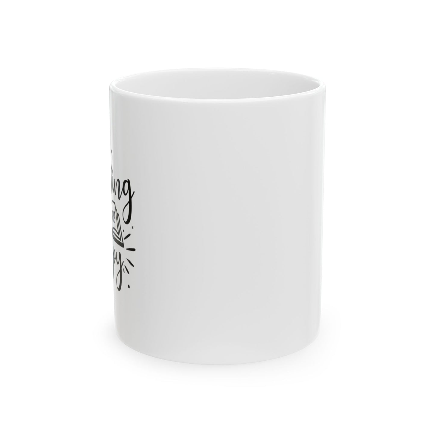 Reading Is My Therapy Ceramic Mug, (11oz, 15oz)