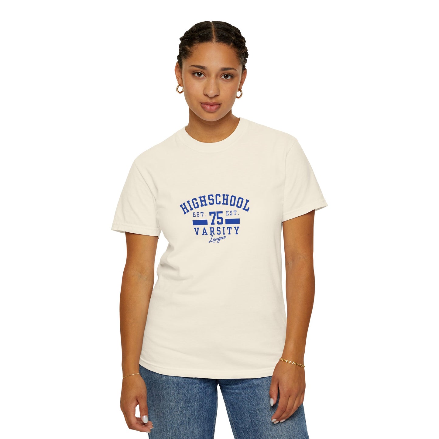 High School Varsity League Unisex Garment-Dyed T-shirt