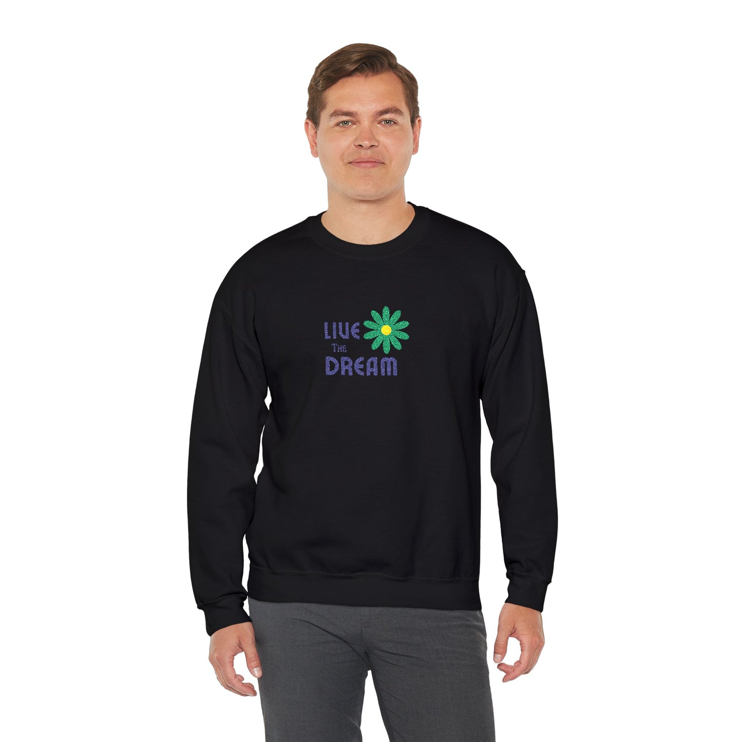 Live The Dream Unisex Heavy Blend™ Crewneck Sweatshirt