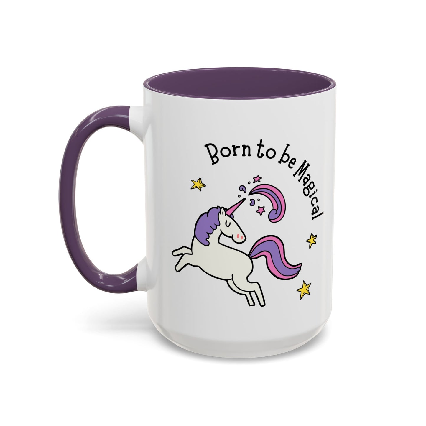 Born To Be Magical Accent Coffee Mug (11, 15oz)