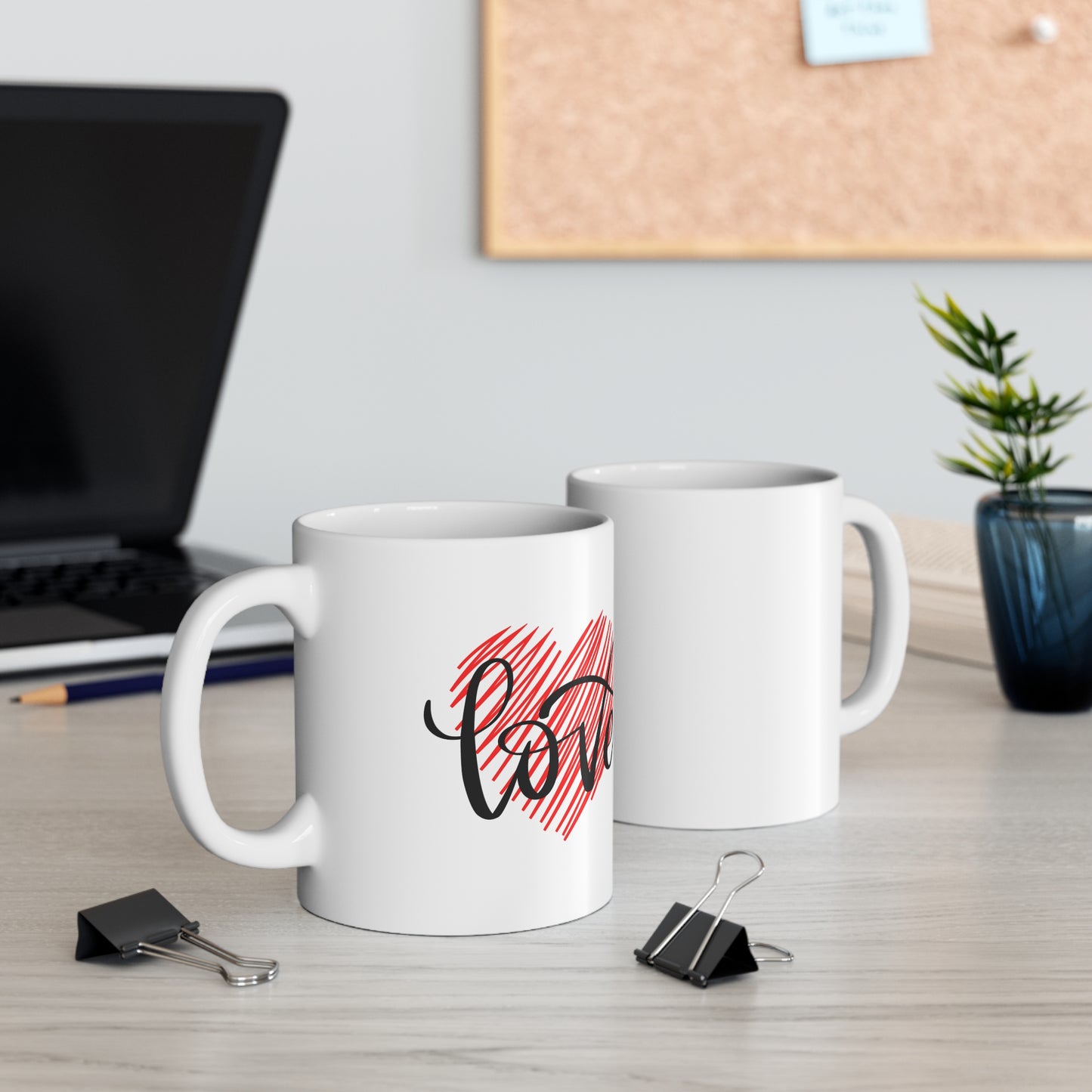 Love Ceramic Coffee Mug 11oz