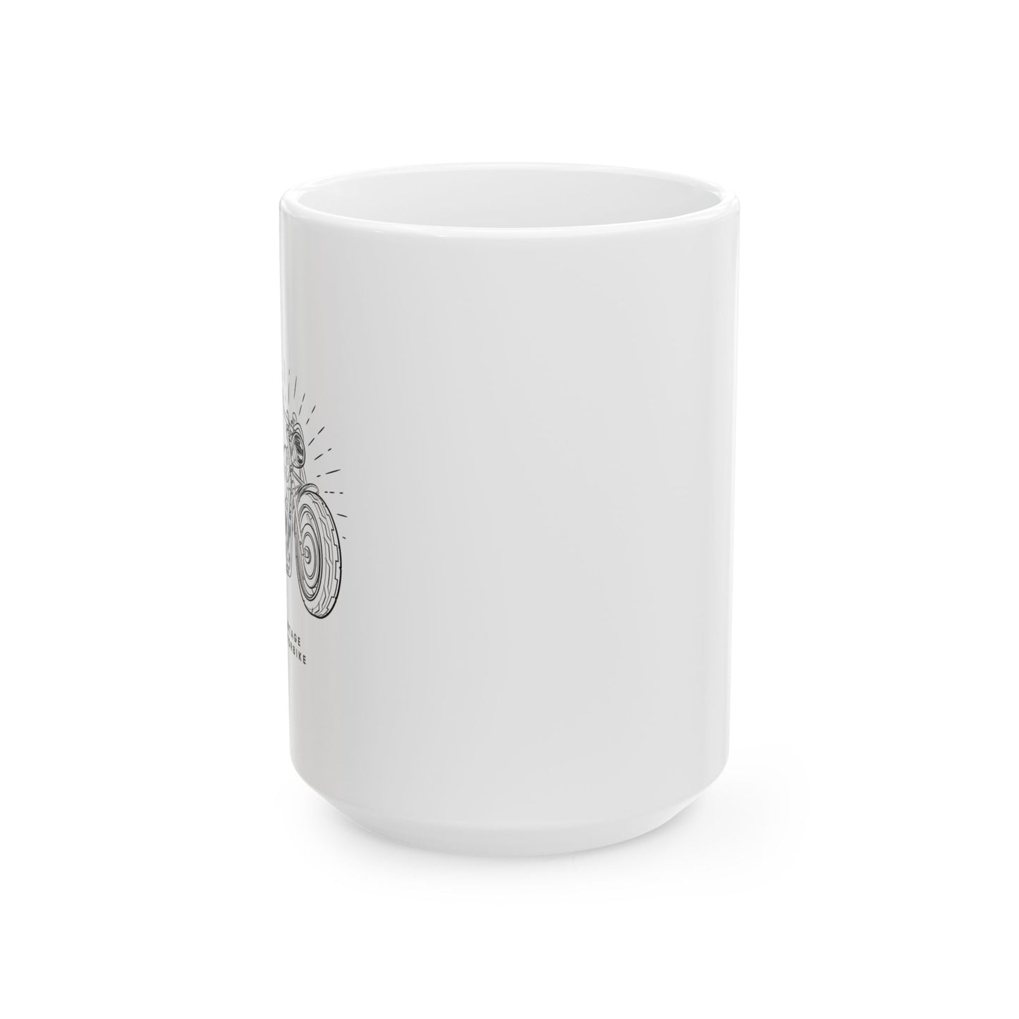 Vintage Motorbike Ceramic Mug, (11oz, 15oz)