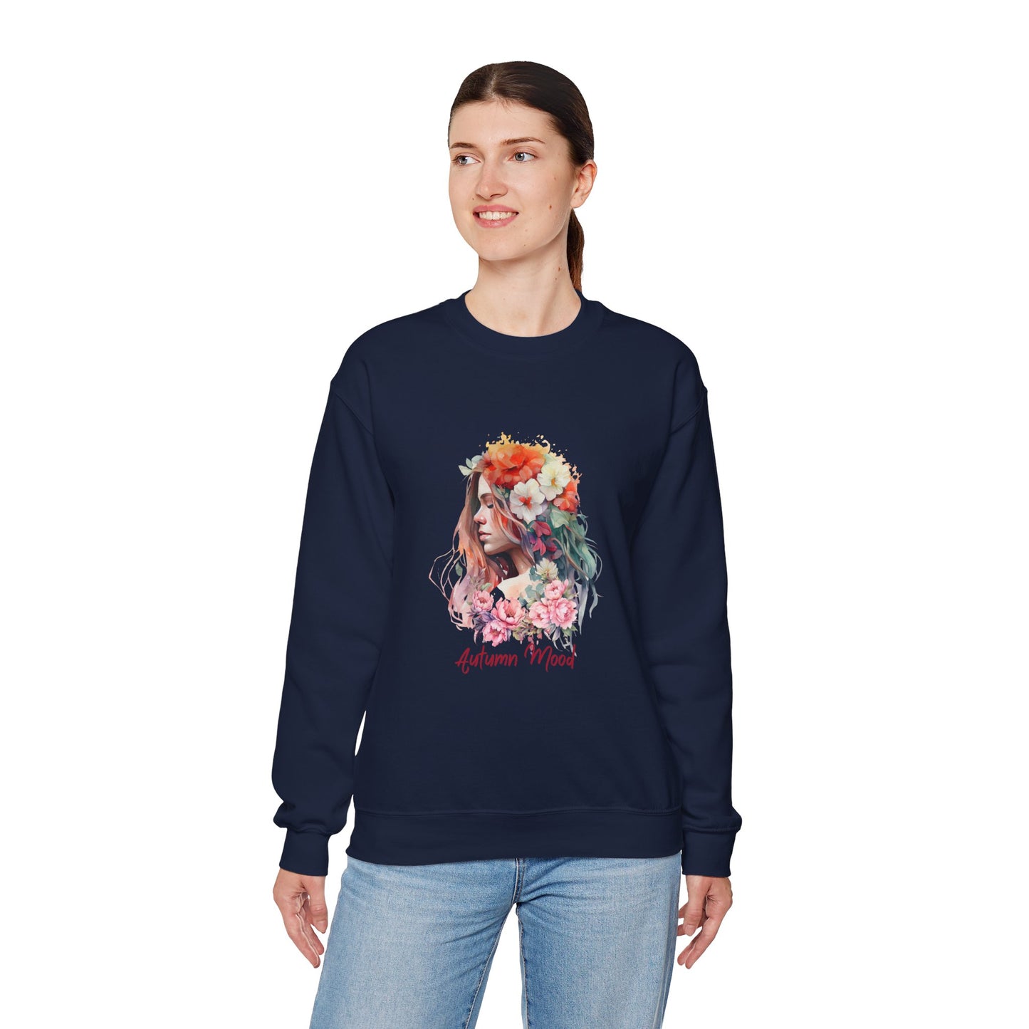 Autumn Mood Women's Heavy Blend™ Crewneck Sweatshirt