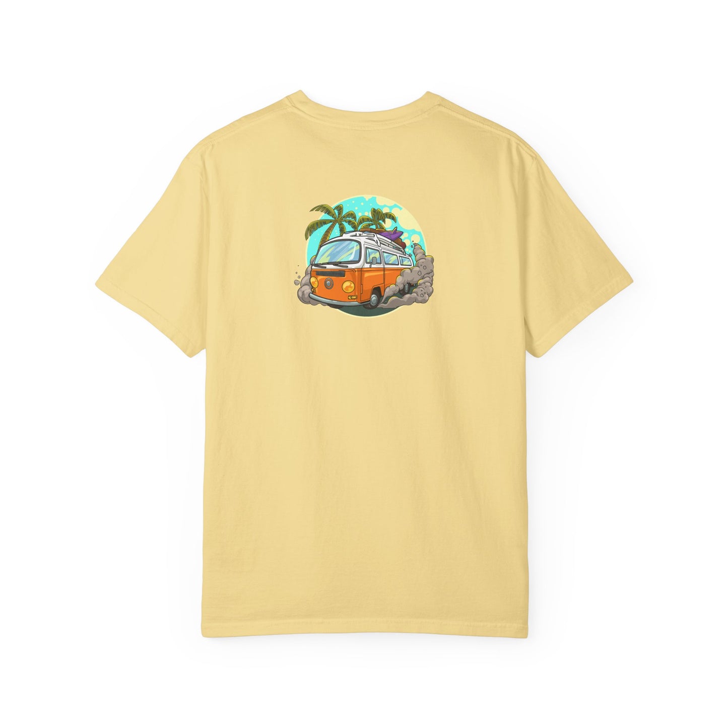 Tropical Beach Unisex Garment-Dyed T-shirt