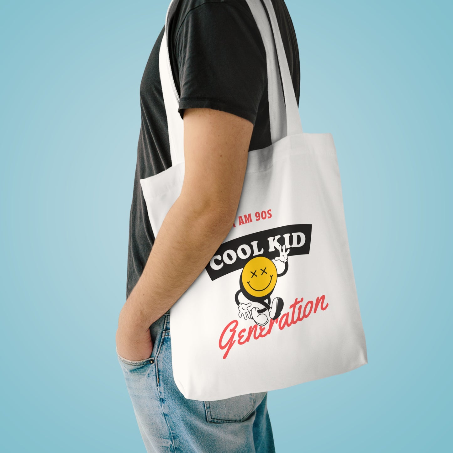 90s Kid Cotton Tote Bag