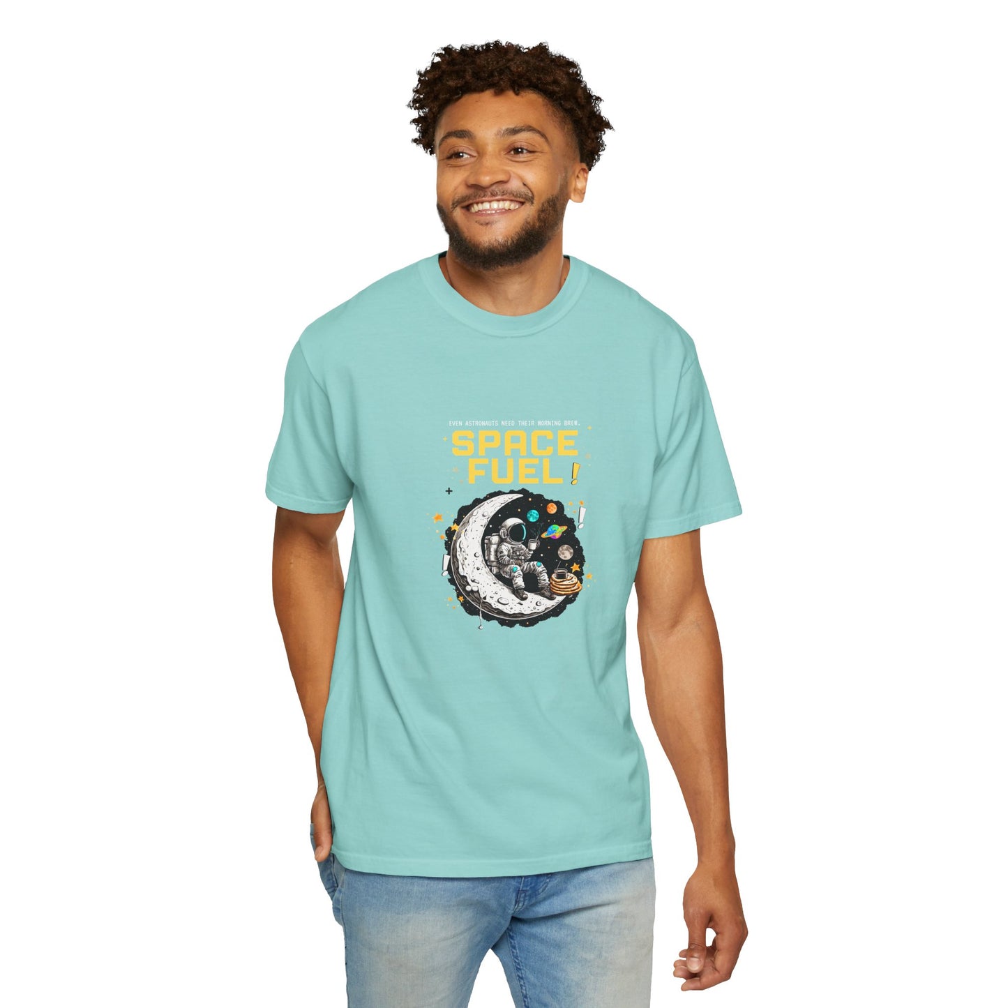 Space Fuel Unisex Garment-Dyed T-shirt