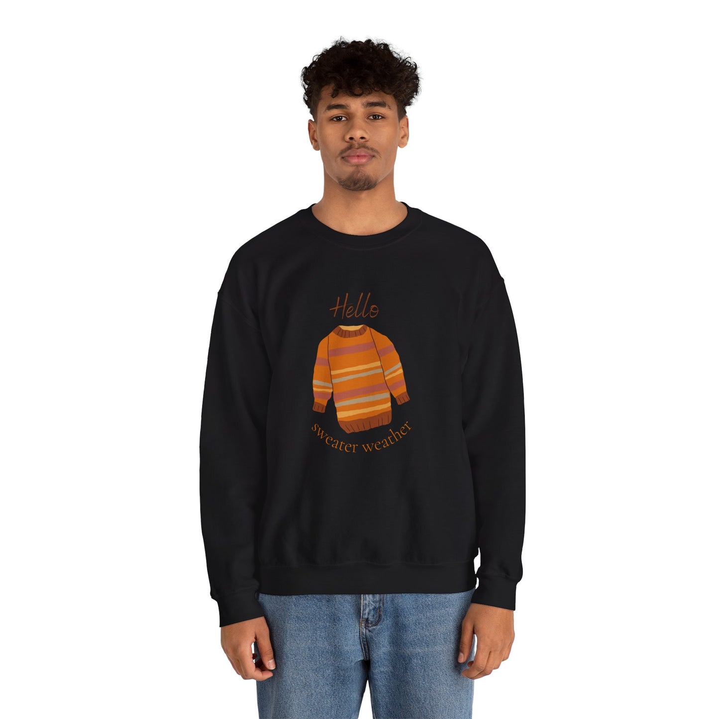 Hello Sweater Weather Unisex Heavy Blend™ Crewneck Sweatshirt