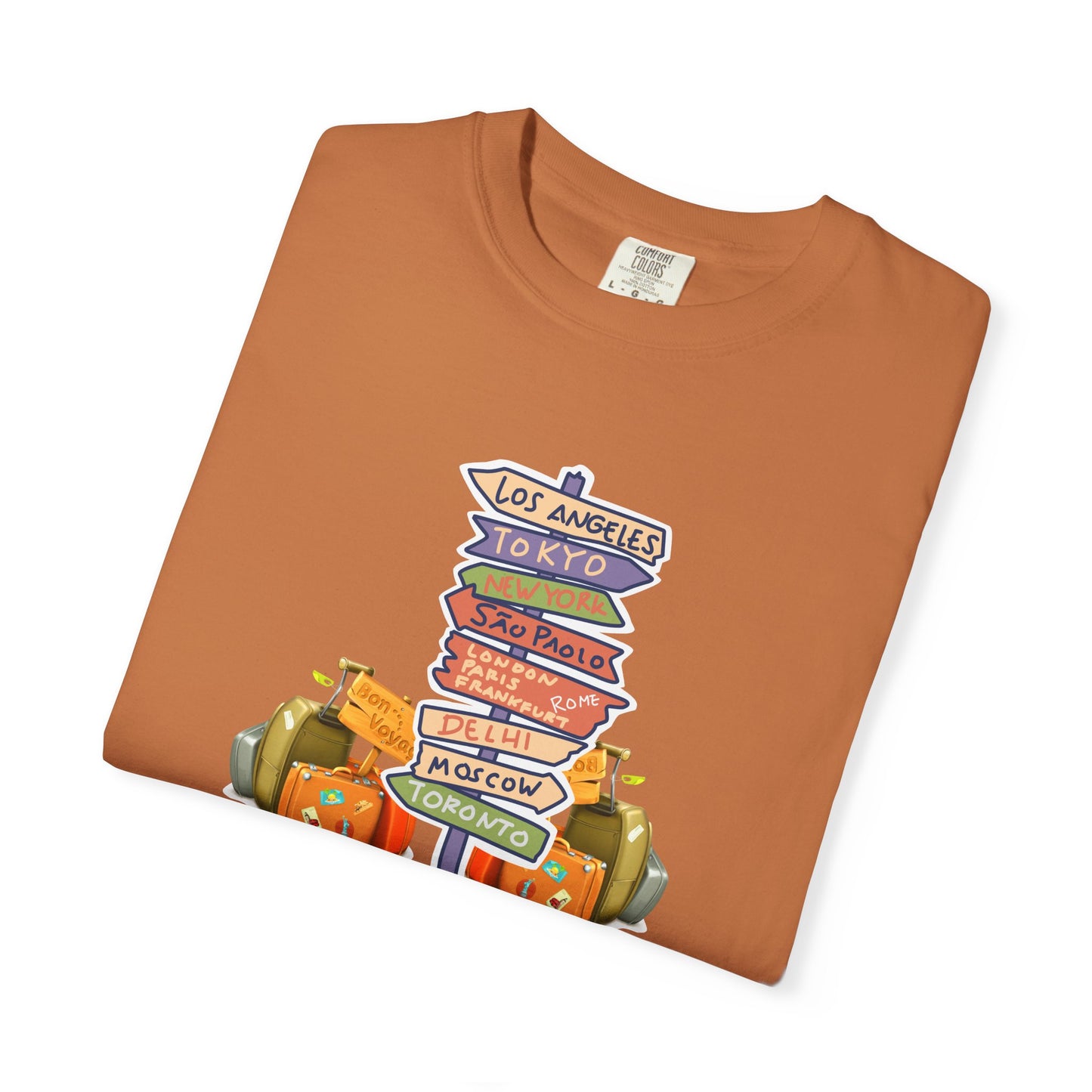 Travel Is Always A Good Idea Unisex Garment-Dyed T-shirt
