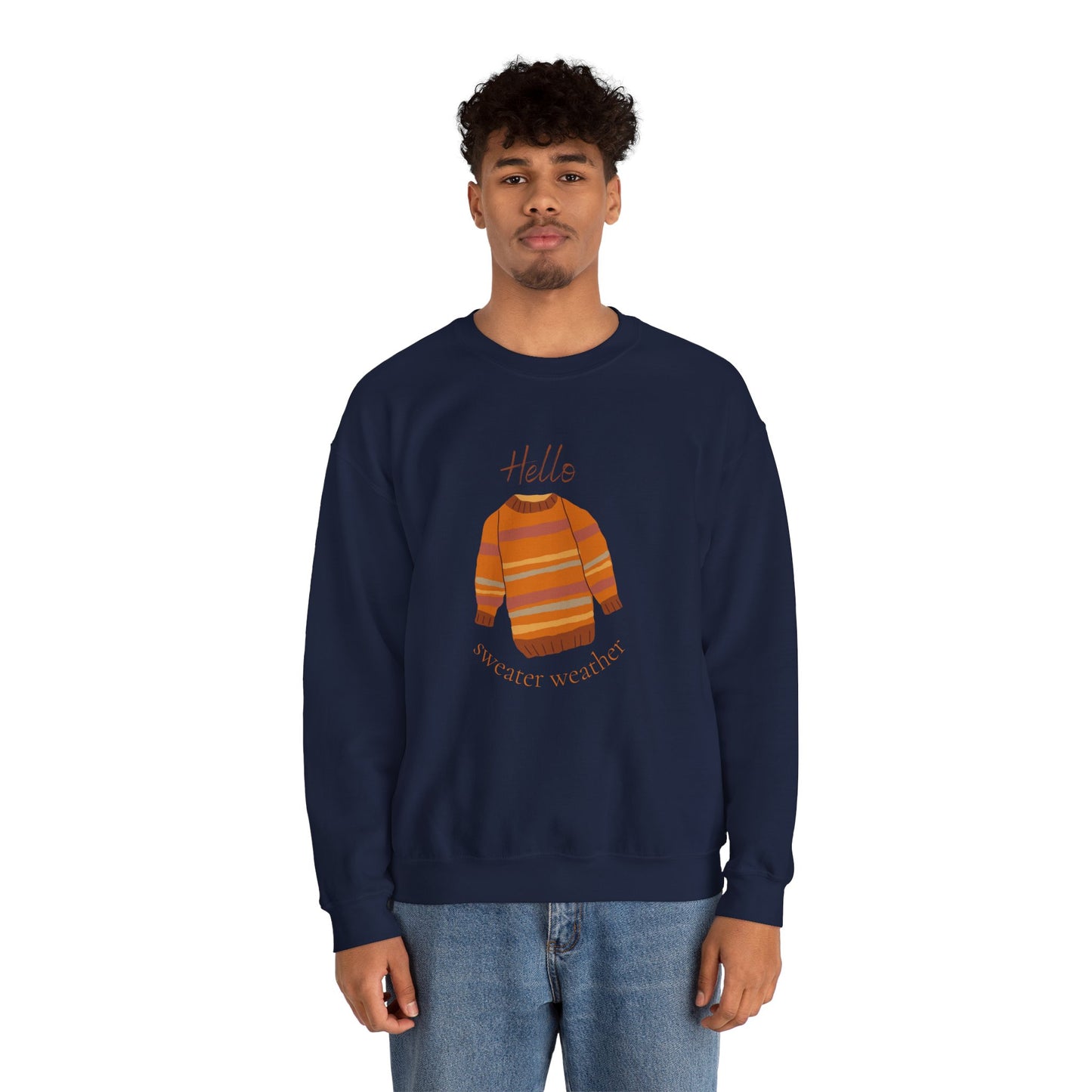 Hello Sweater Weather Unisex Heavy Blend™ Crewneck Sweatshirt