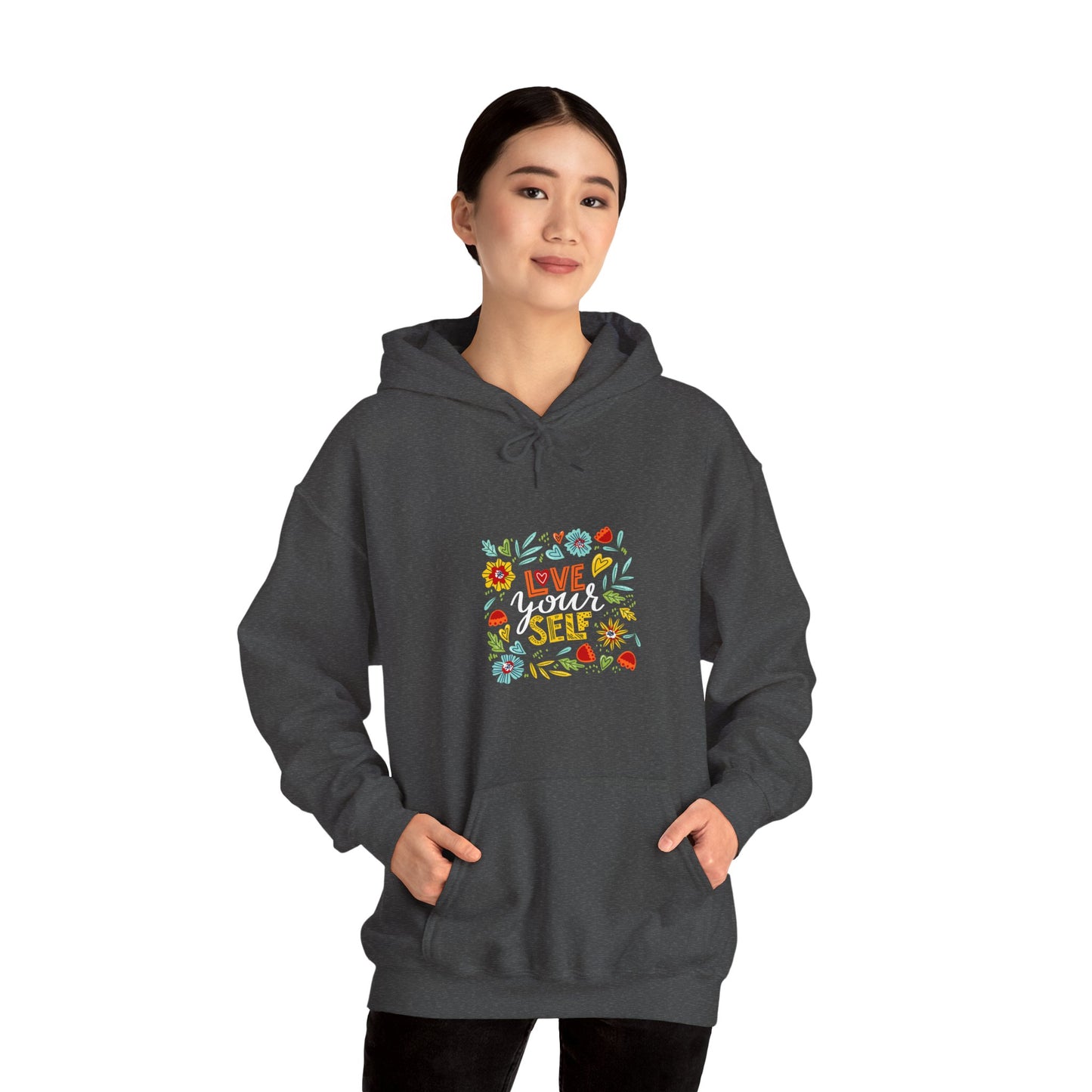 Love Yourself Unisex Heavy Blend™ Hooded Sweatshirt