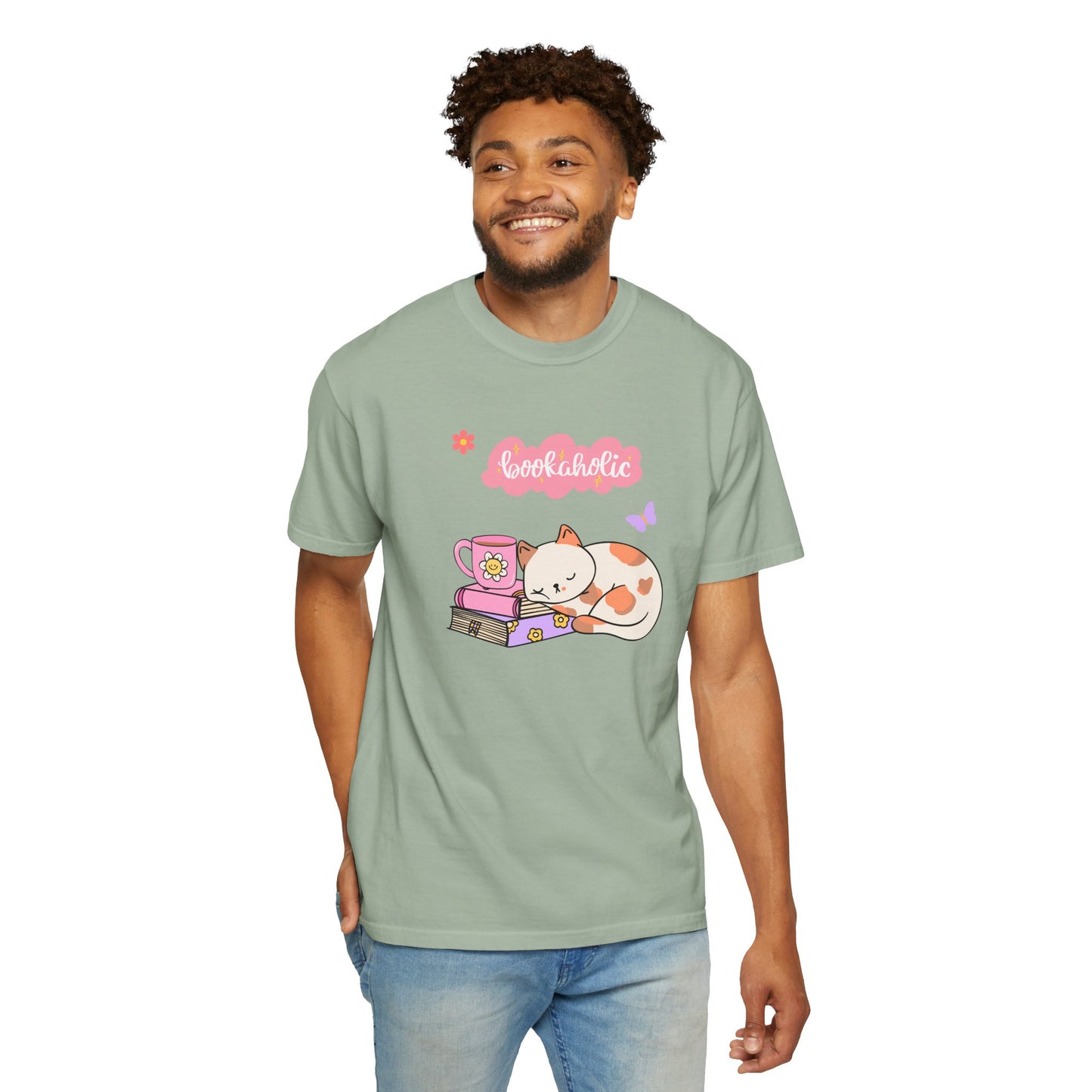 Bookaholic Unisex Garment-Dyed T-shirt