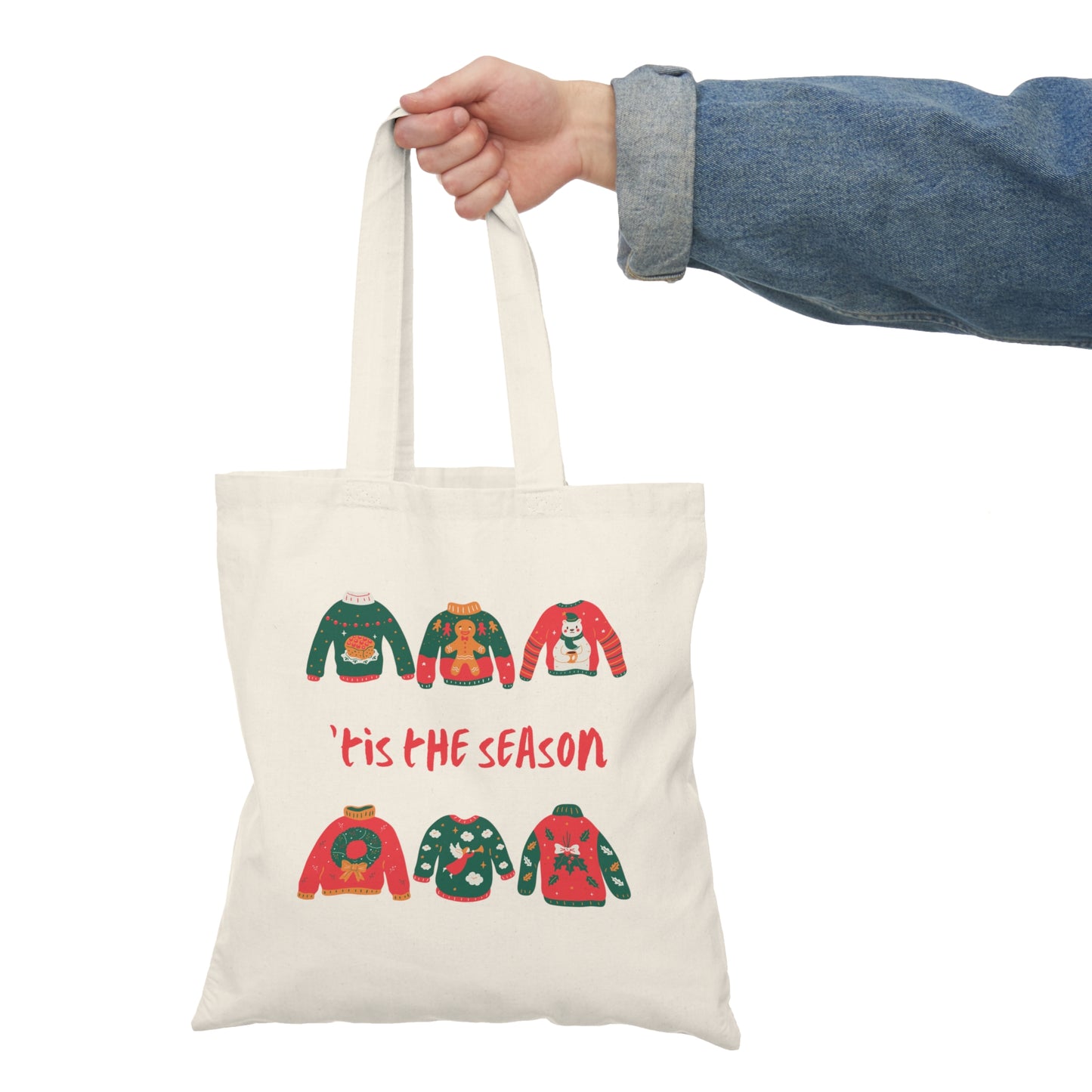 'tis the season Natural Tote Bag