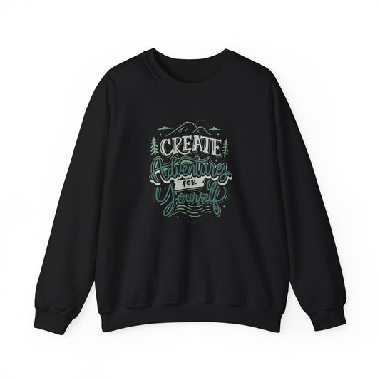 Create Adventure For Yourself Unisex Heavy Blend™ Crewneck Sweatshirt