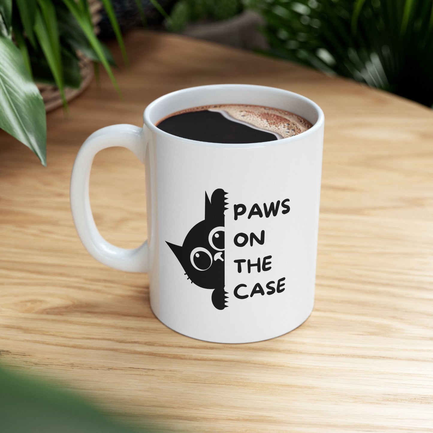 Paws On The Case Ceramic Mug, (11oz, 15oz)