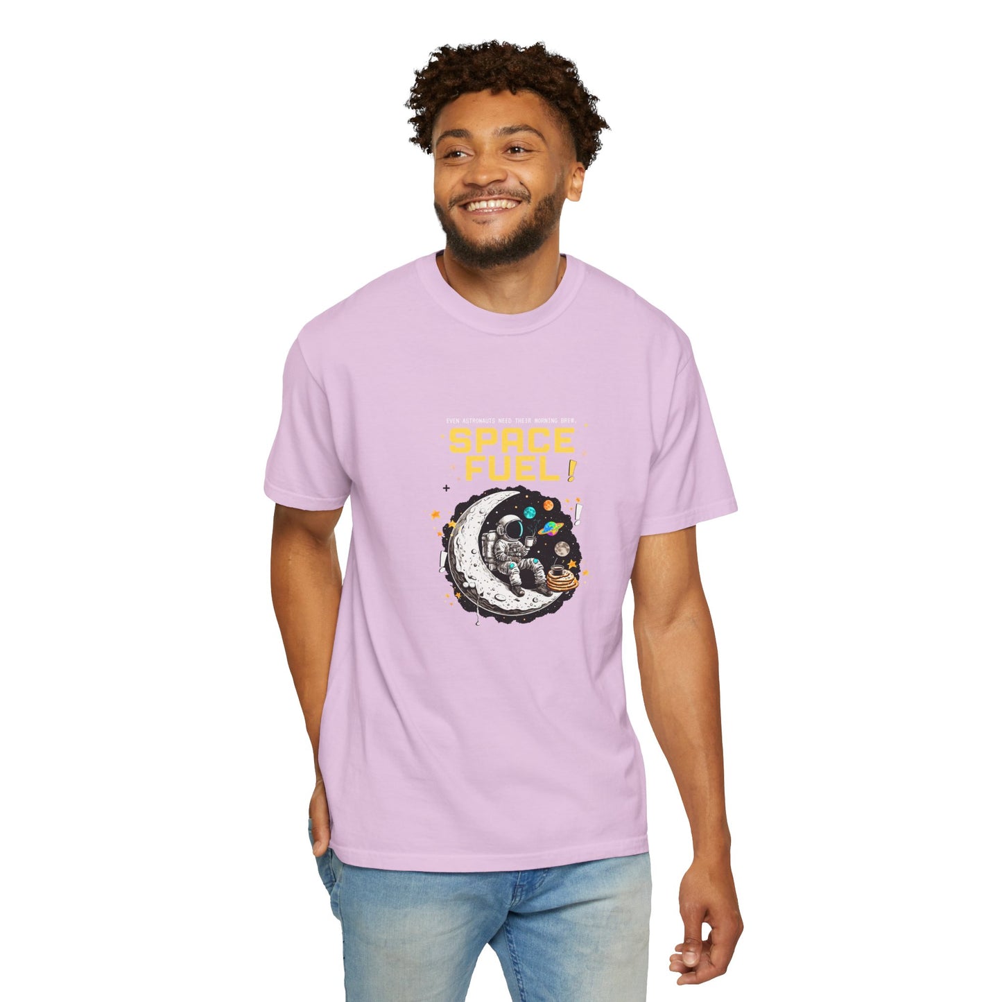Space Fuel Unisex Garment-Dyed T-shirt