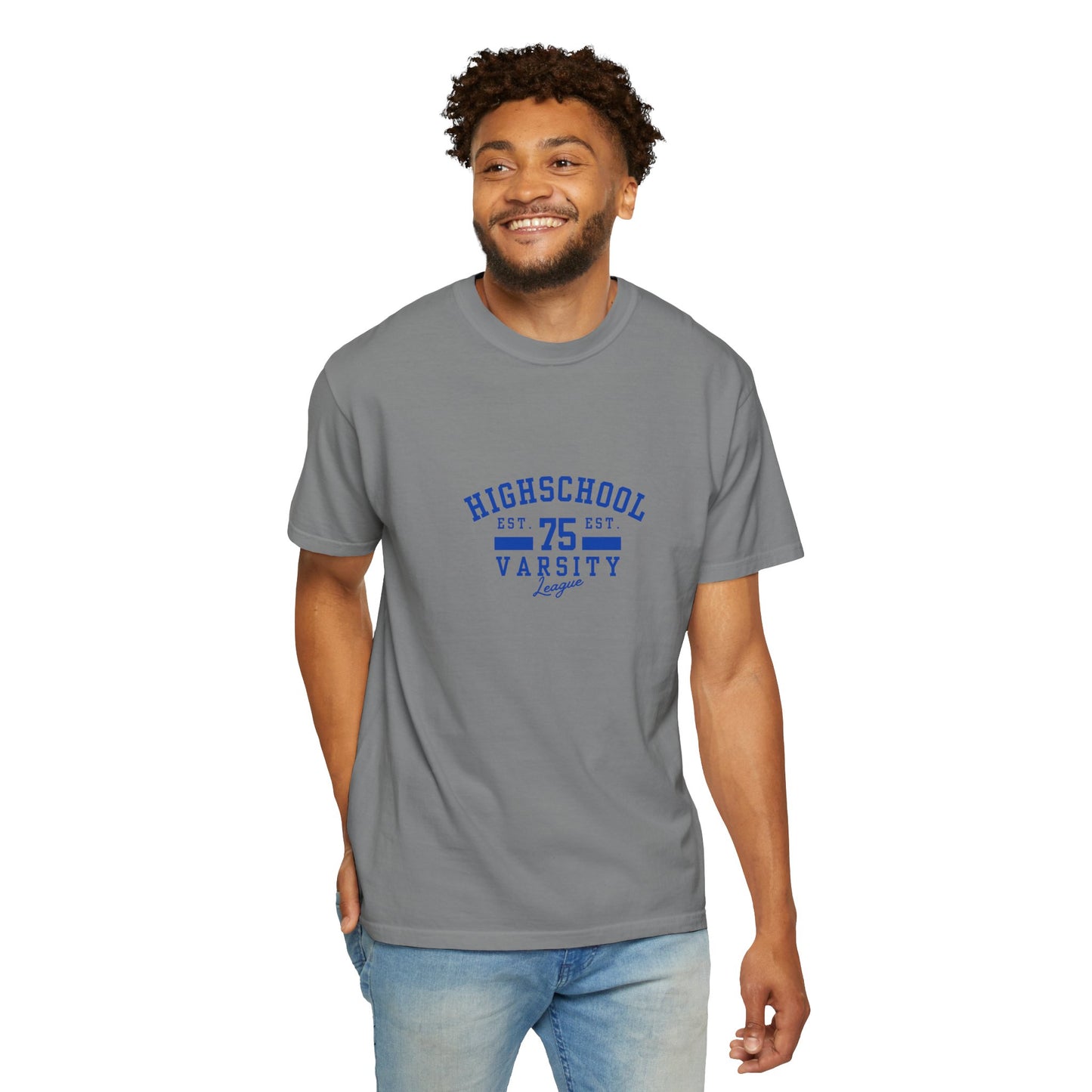 High School Varsity League Unisex Garment-Dyed T-shirt