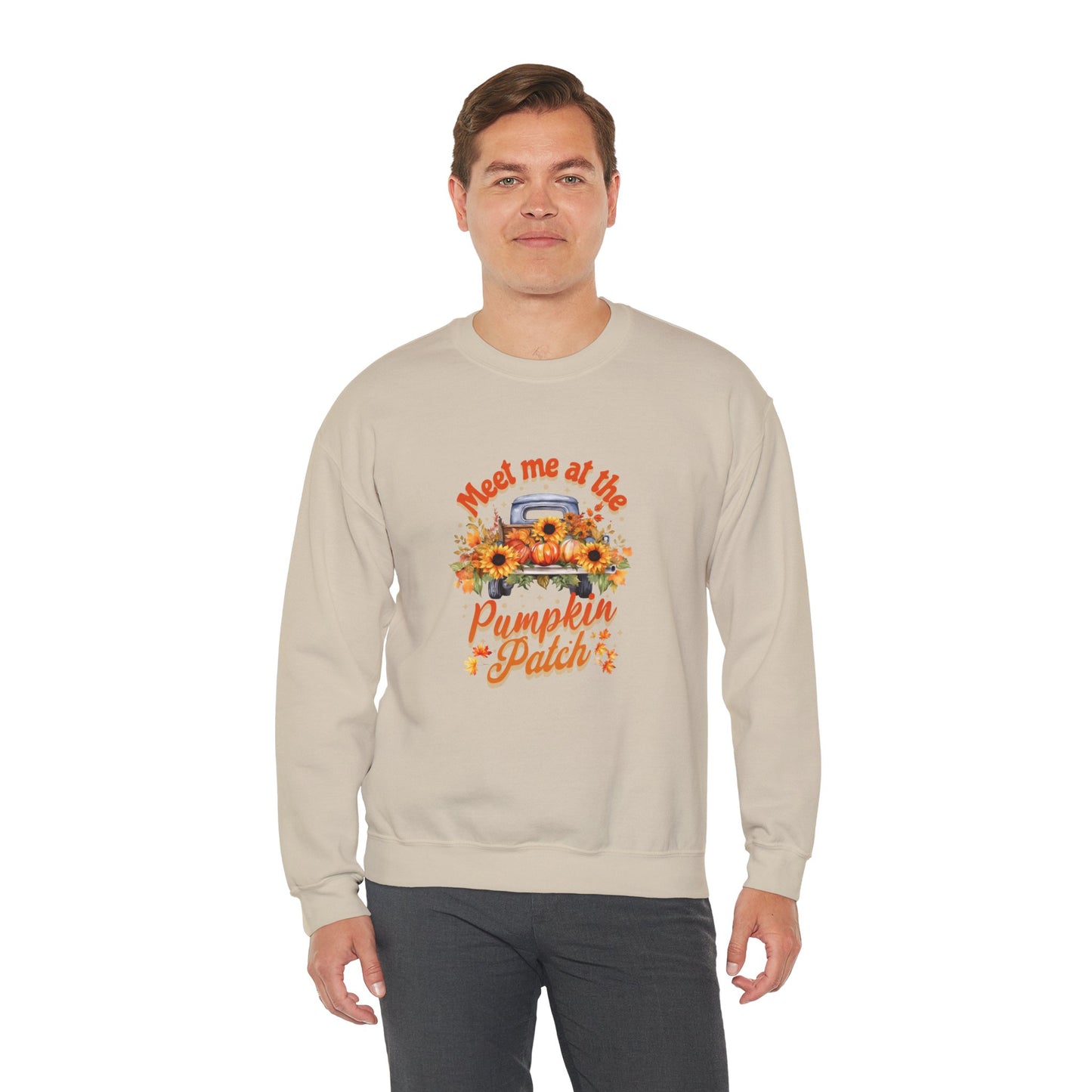 Meet Me At The Pumpkin Patch Unisex Heavy Blend™ Crewneck Sweatshirt