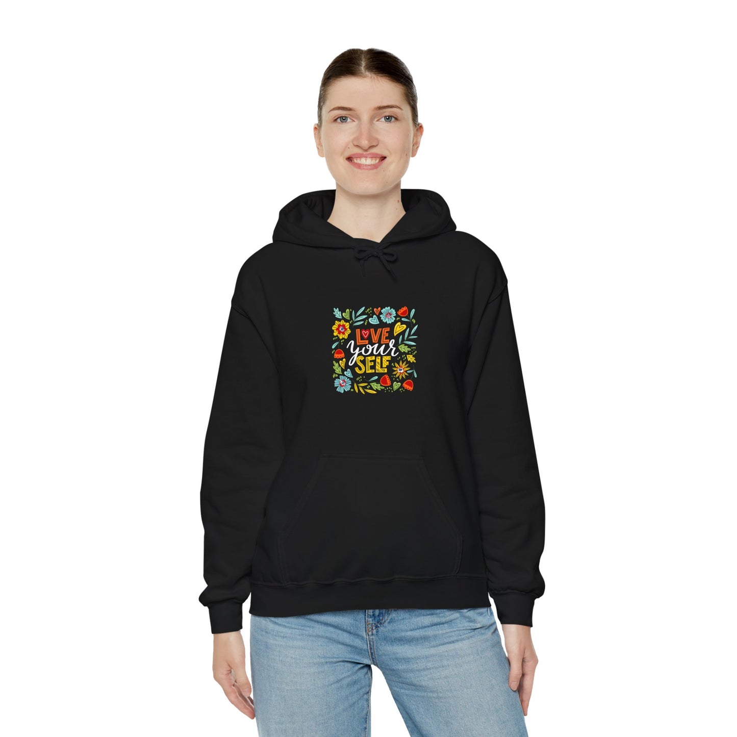 Love Yourself Unisex Heavy Blend™ Hooded Sweatshirt