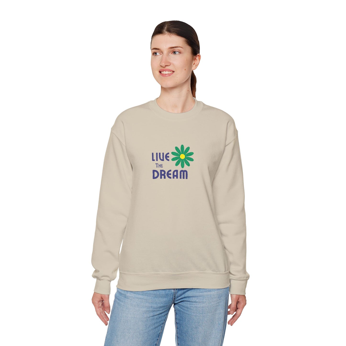 Live The Dream Unisex Heavy Blend™ Crewneck Sweatshirt