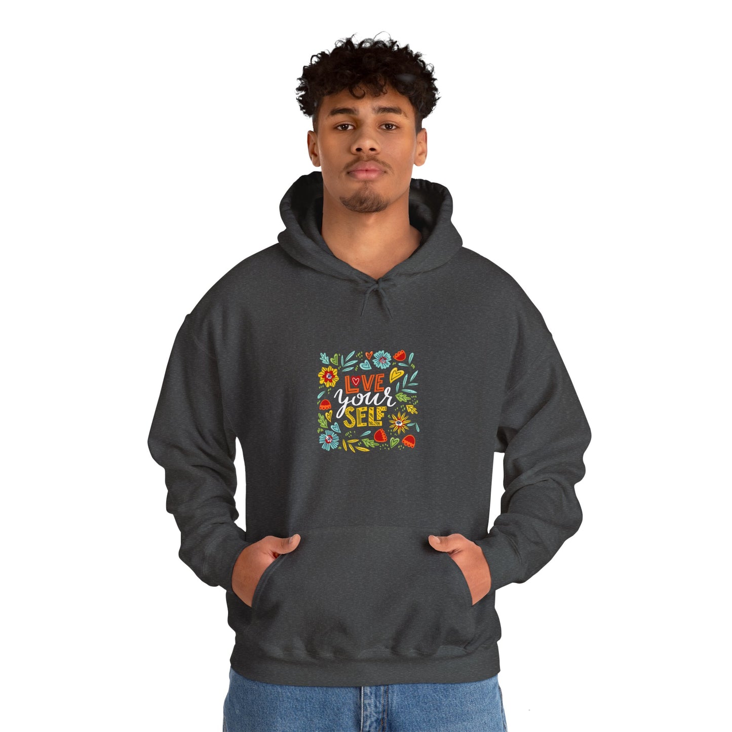 Love Yourself Unisex Heavy Blend™ Hooded Sweatshirt