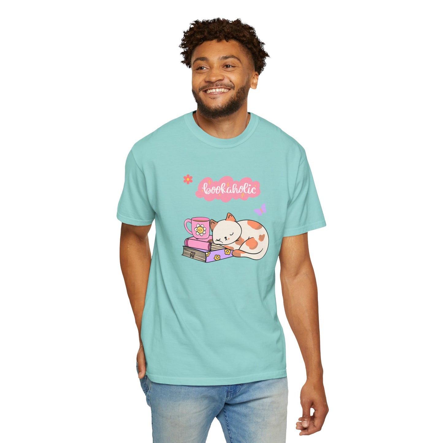 Bookaholic Unisex Garment-Dyed T-shirt