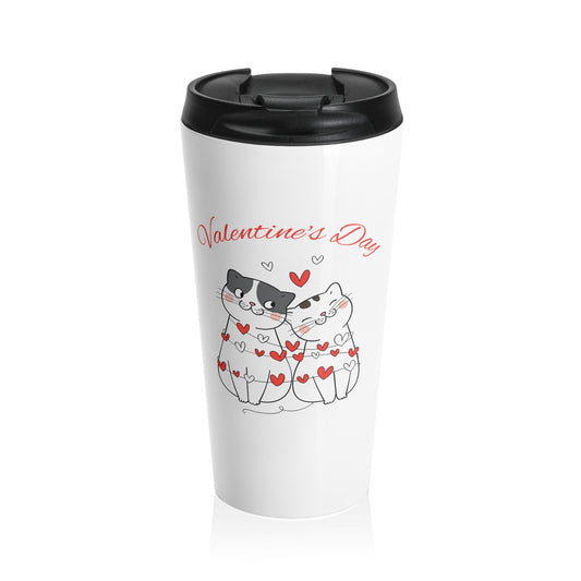 Valentine's Day Stainless Steel Travel Mug