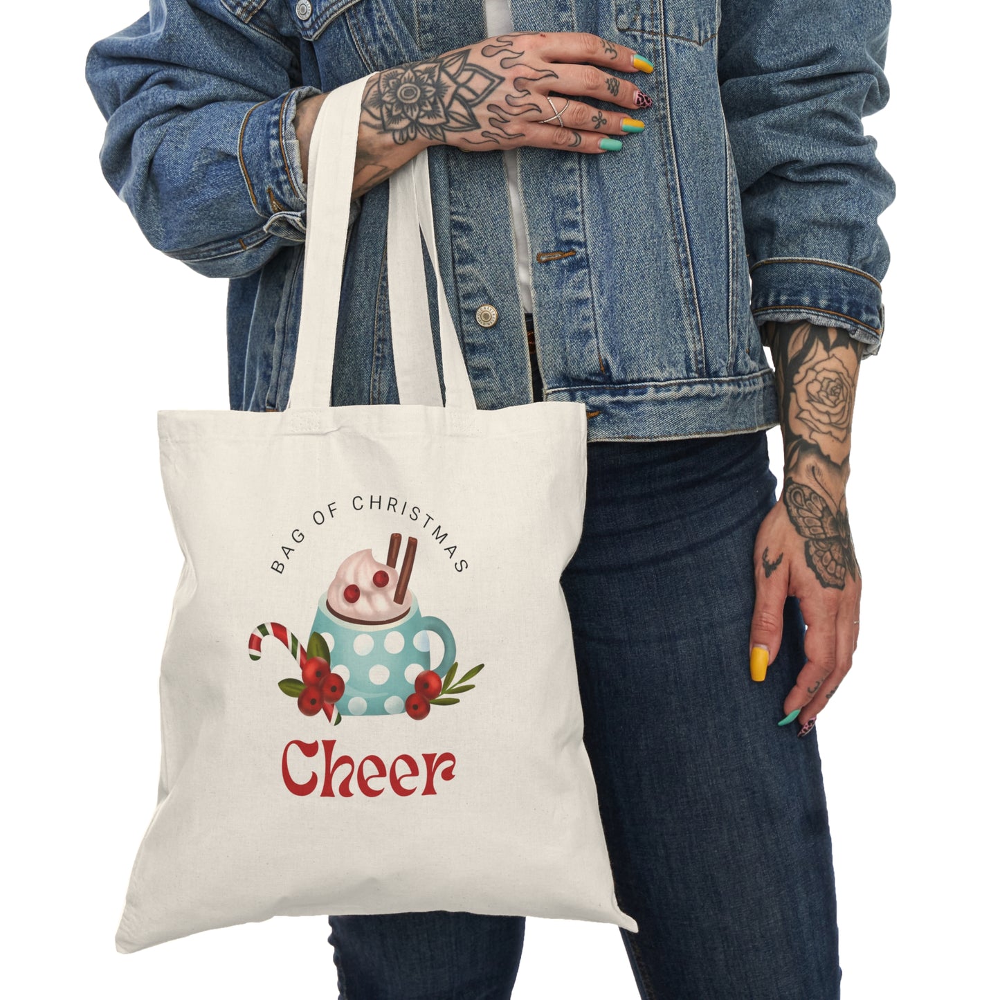 Bag of Christmas Cheer Natural Tote Bag