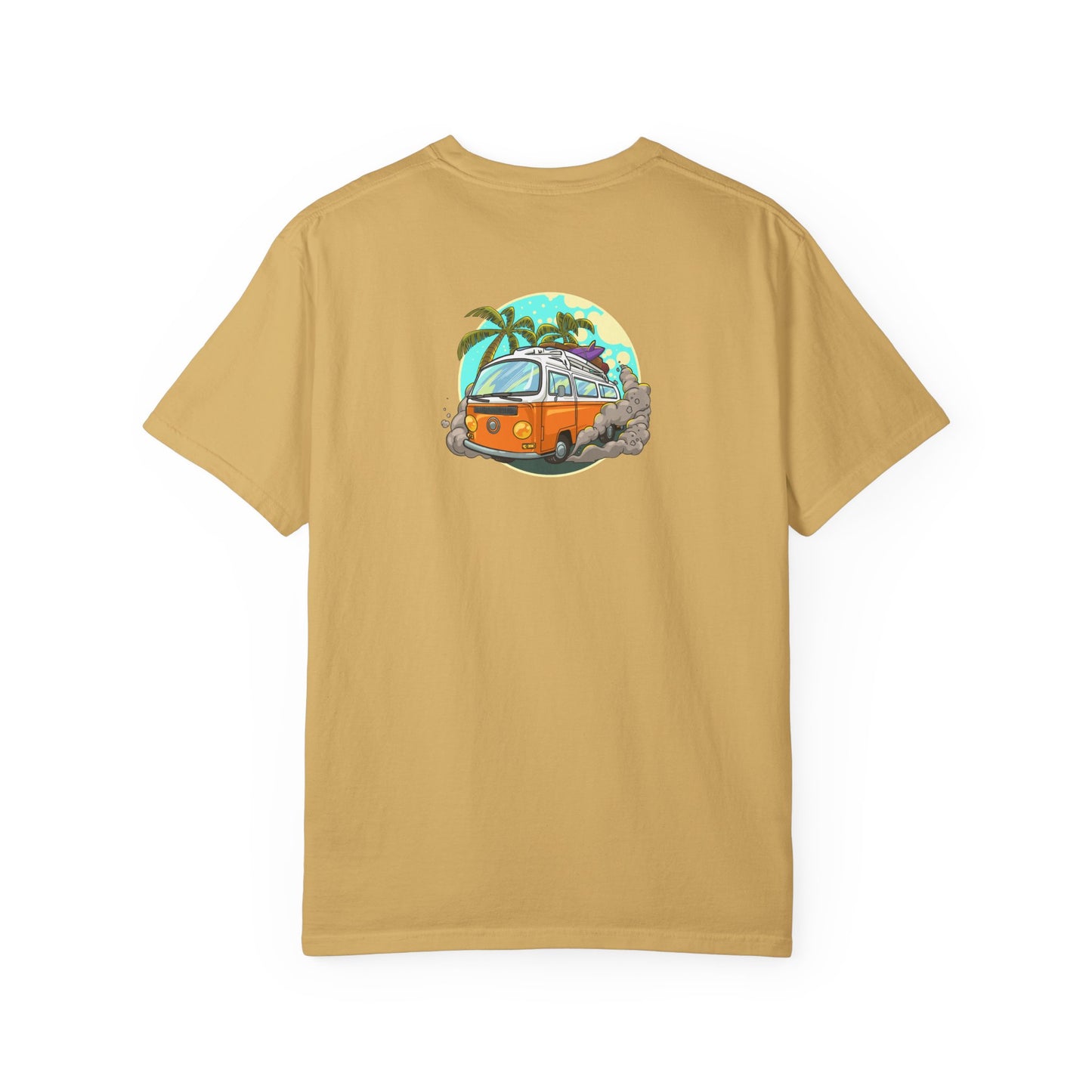 Tropical Beach Unisex Garment-Dyed T-shirt